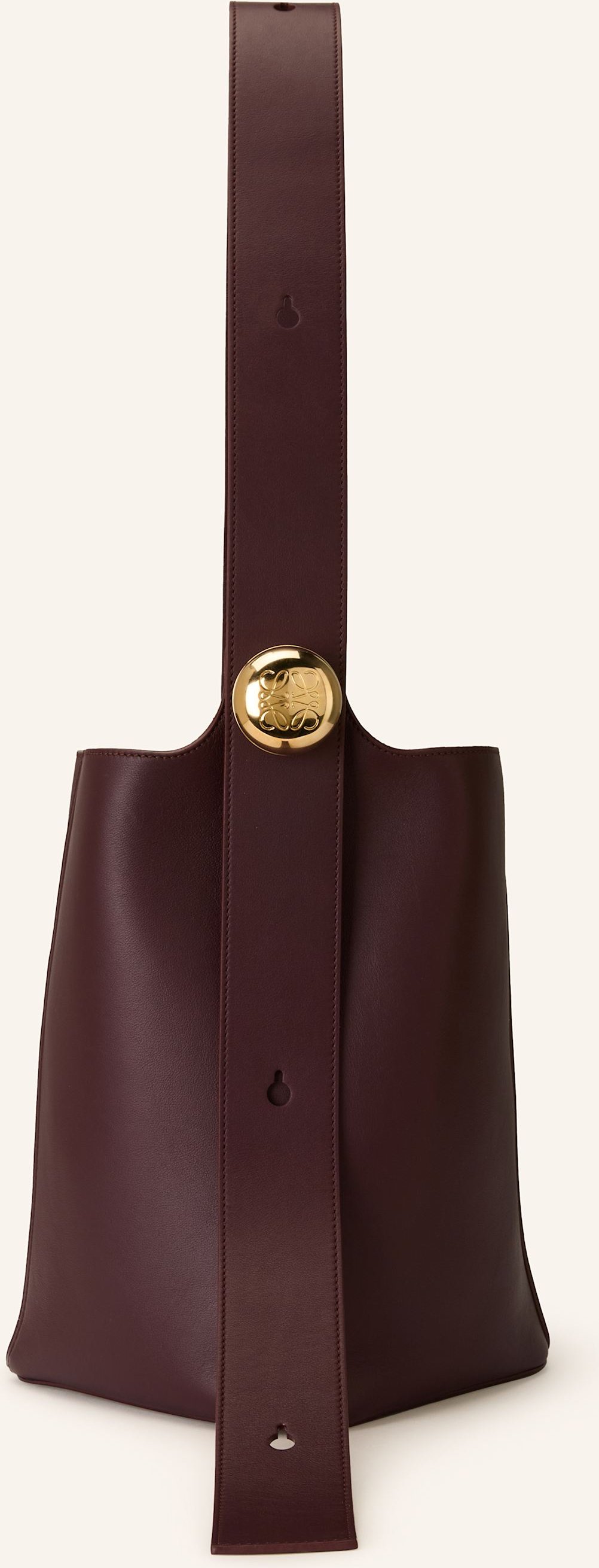 Loewe Handtasche Pebble Bucket Medium rot