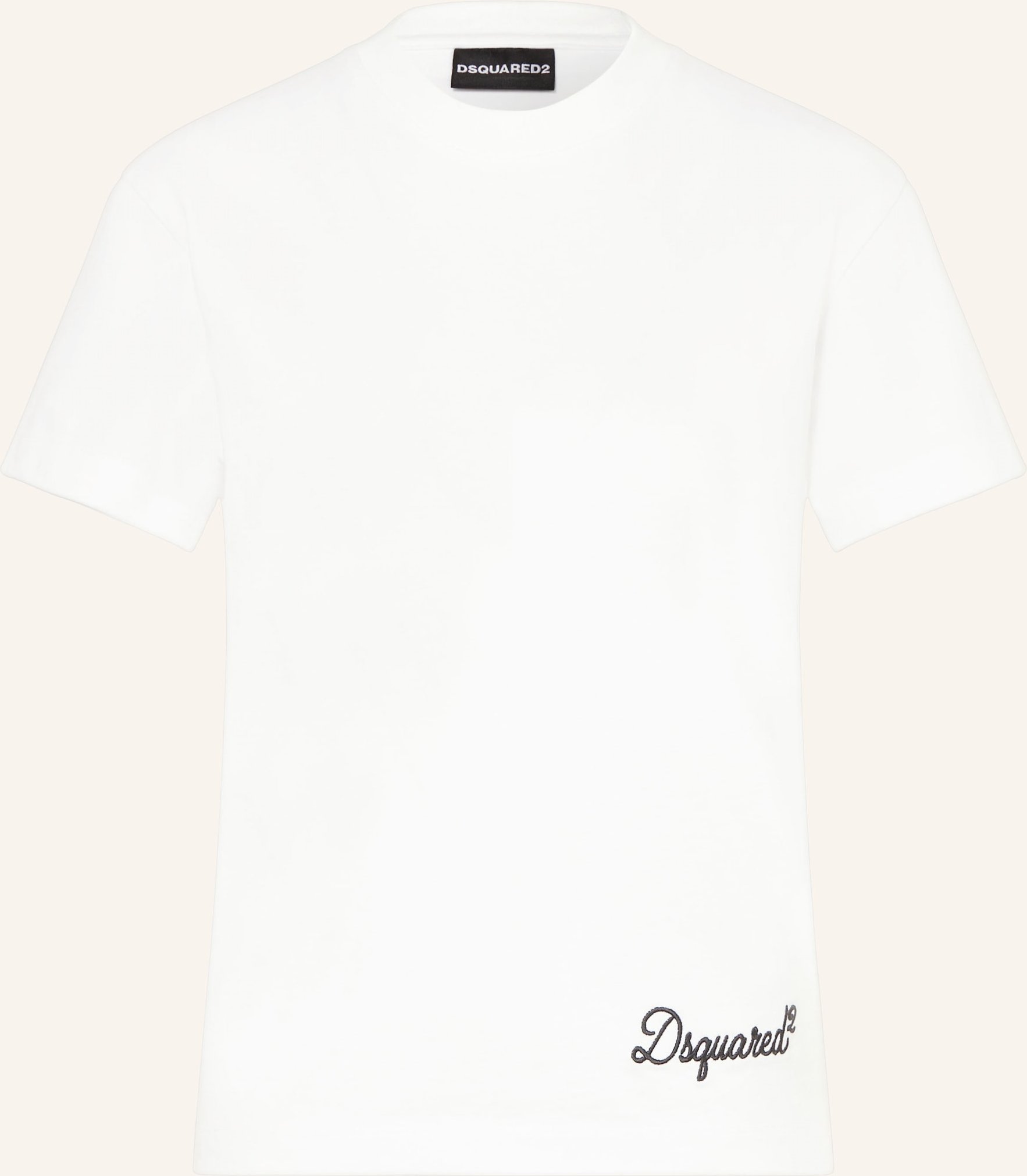 dsquared2 T-Shirt Signature Just Right Fit weiss