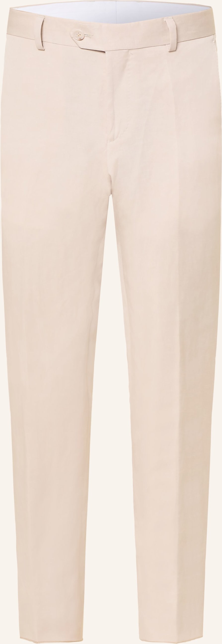 Boss Anzughose Slim Fit Mit Leinen grau