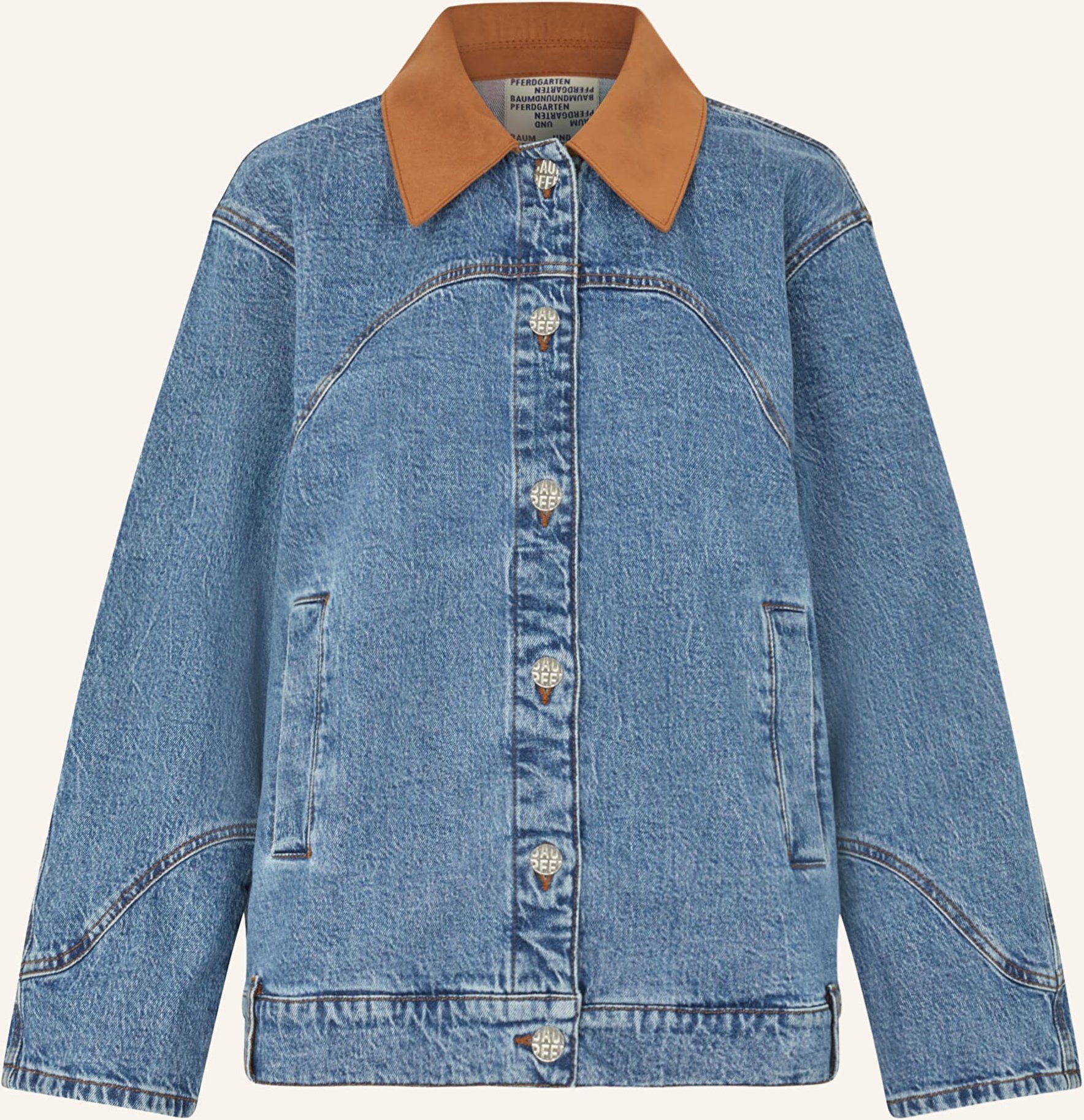 Baum Und Pferdgarten Jeansjacke Bayson blau