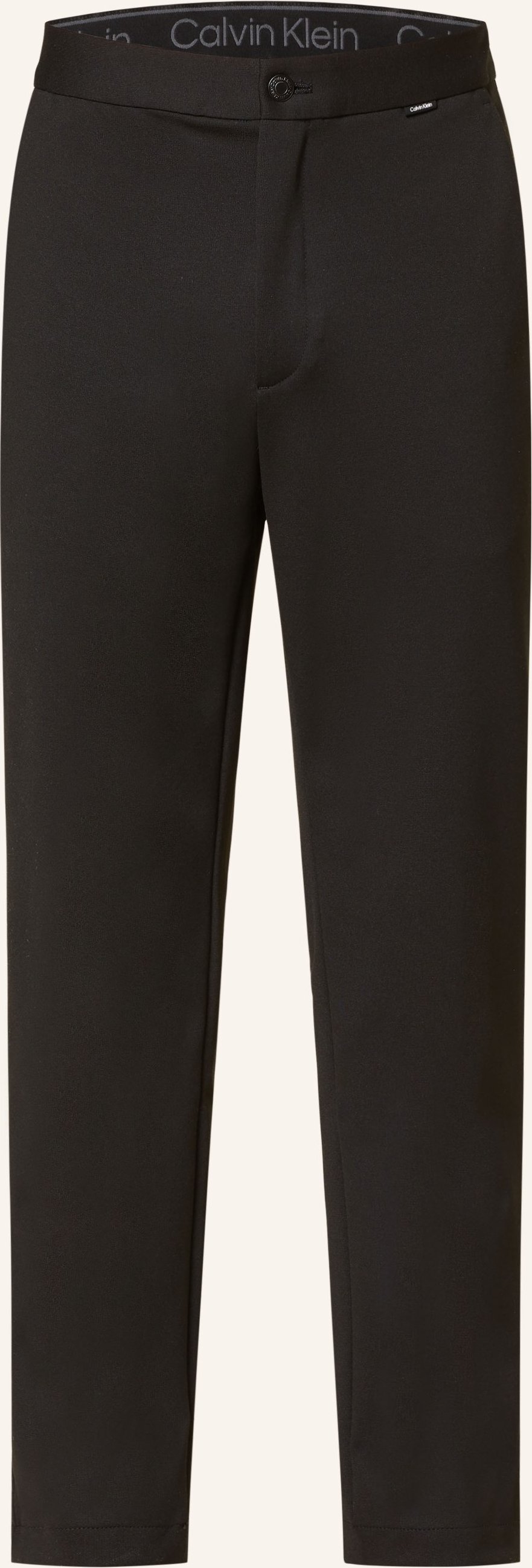 Calvin Klein Jerseyhose Tapered Fit schwarz