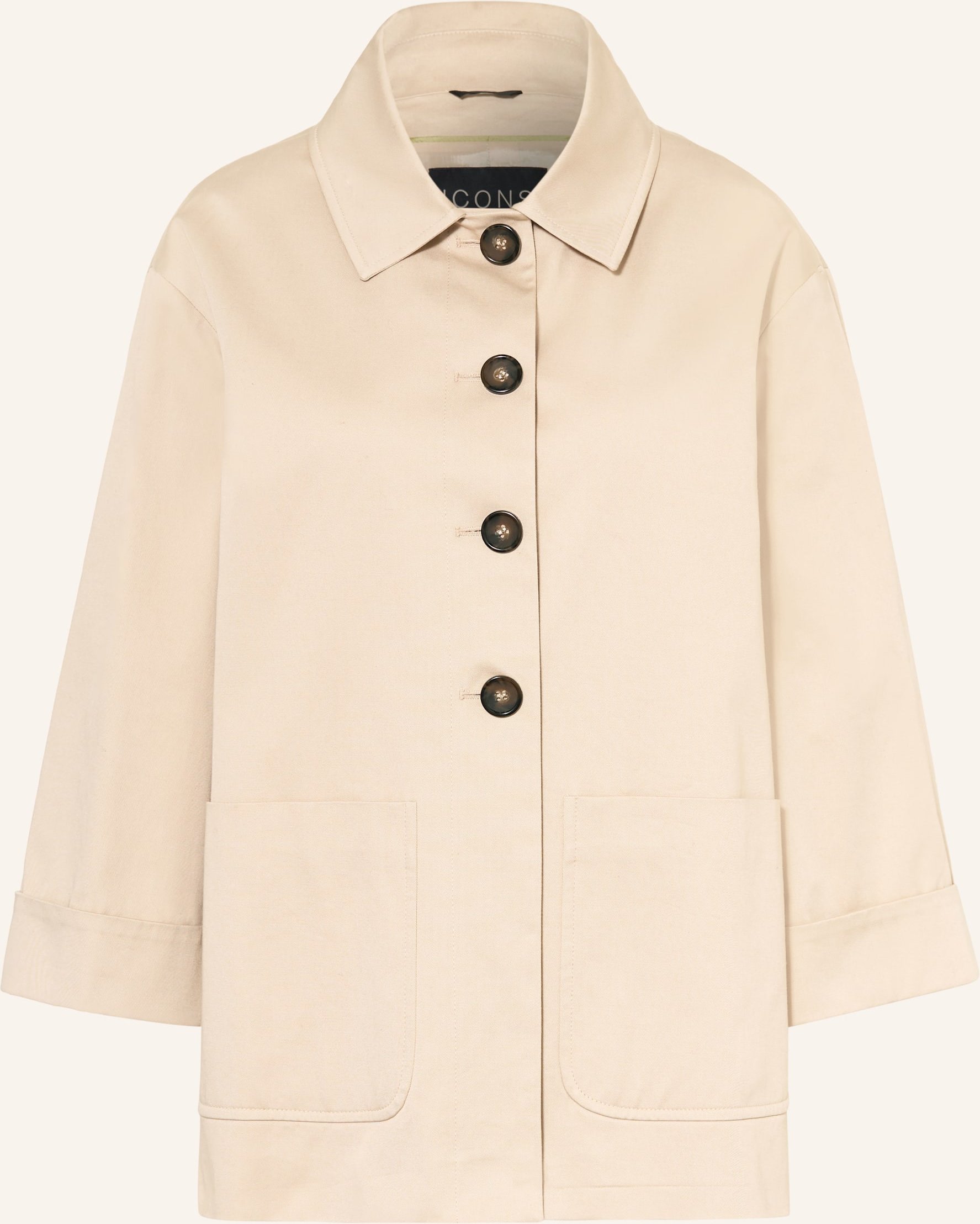 Icons Cinzia Rocca Overjacket Mit 3/4-Arm beige