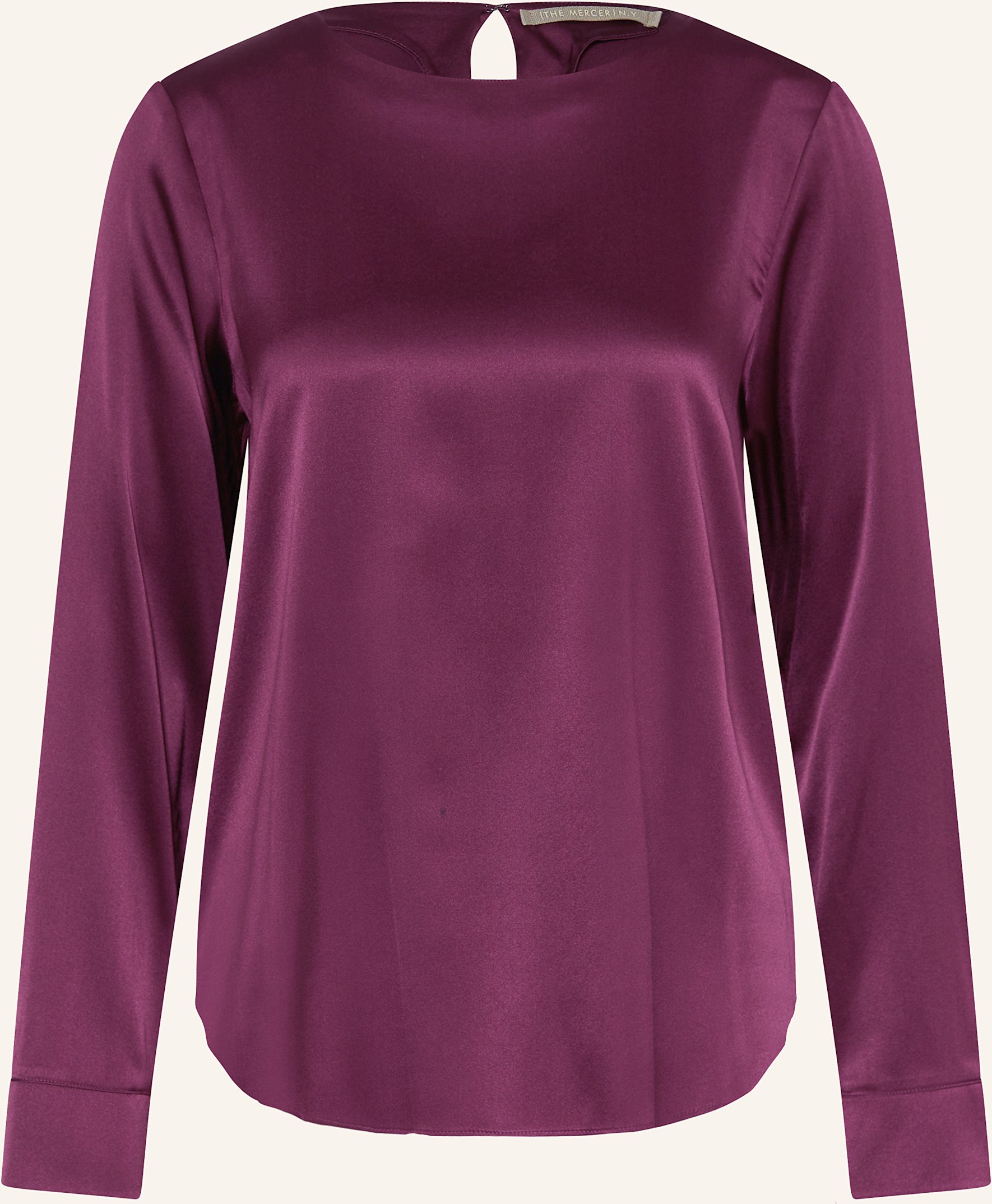 (The Mercer) N.Y. Blusenshirt Aus Seide lila