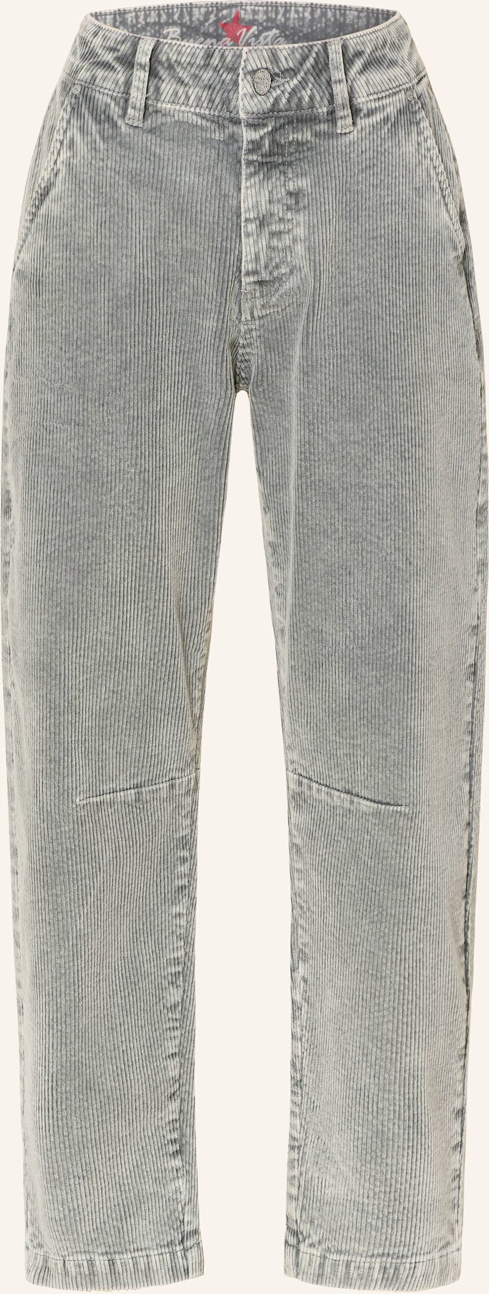 Buena Vista Barrel Jeans Aus Cord grau