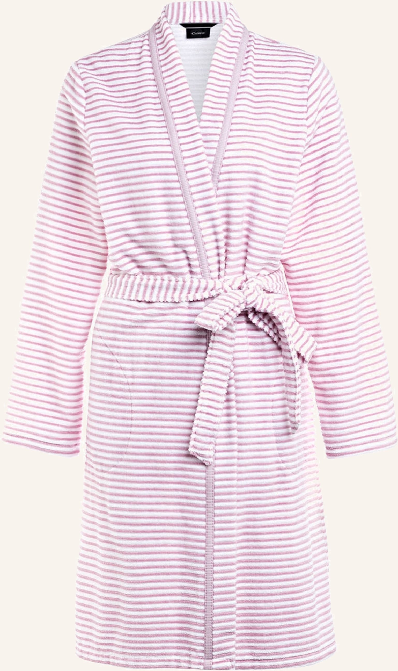 Cawö Damen-Bademantel rosa