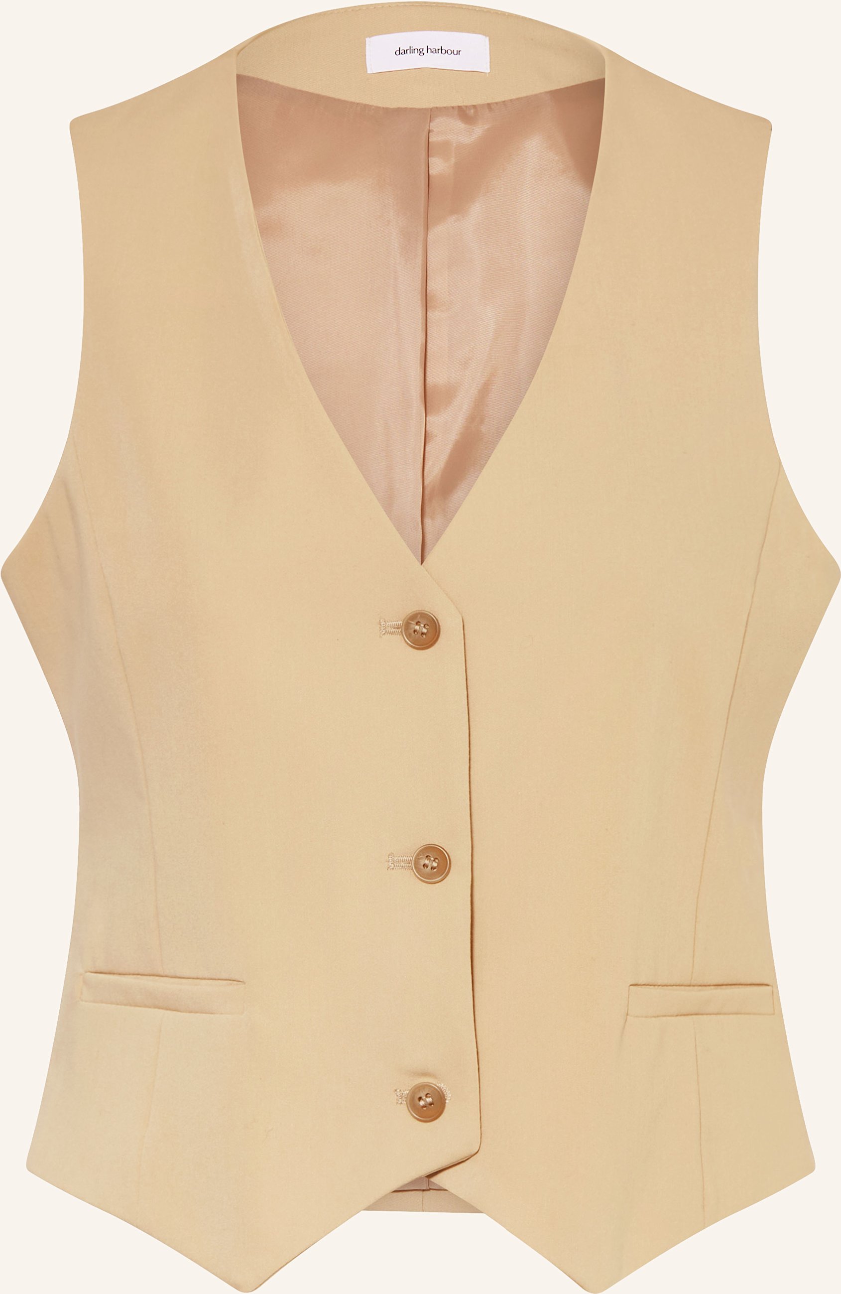 Thumbnail - Darling Harbour Blazerweste beige