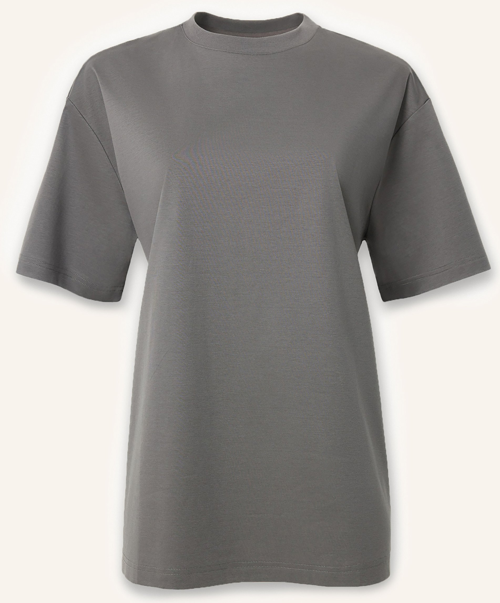 Pinxit Oversize T-Shirt Mit Seide schwarz