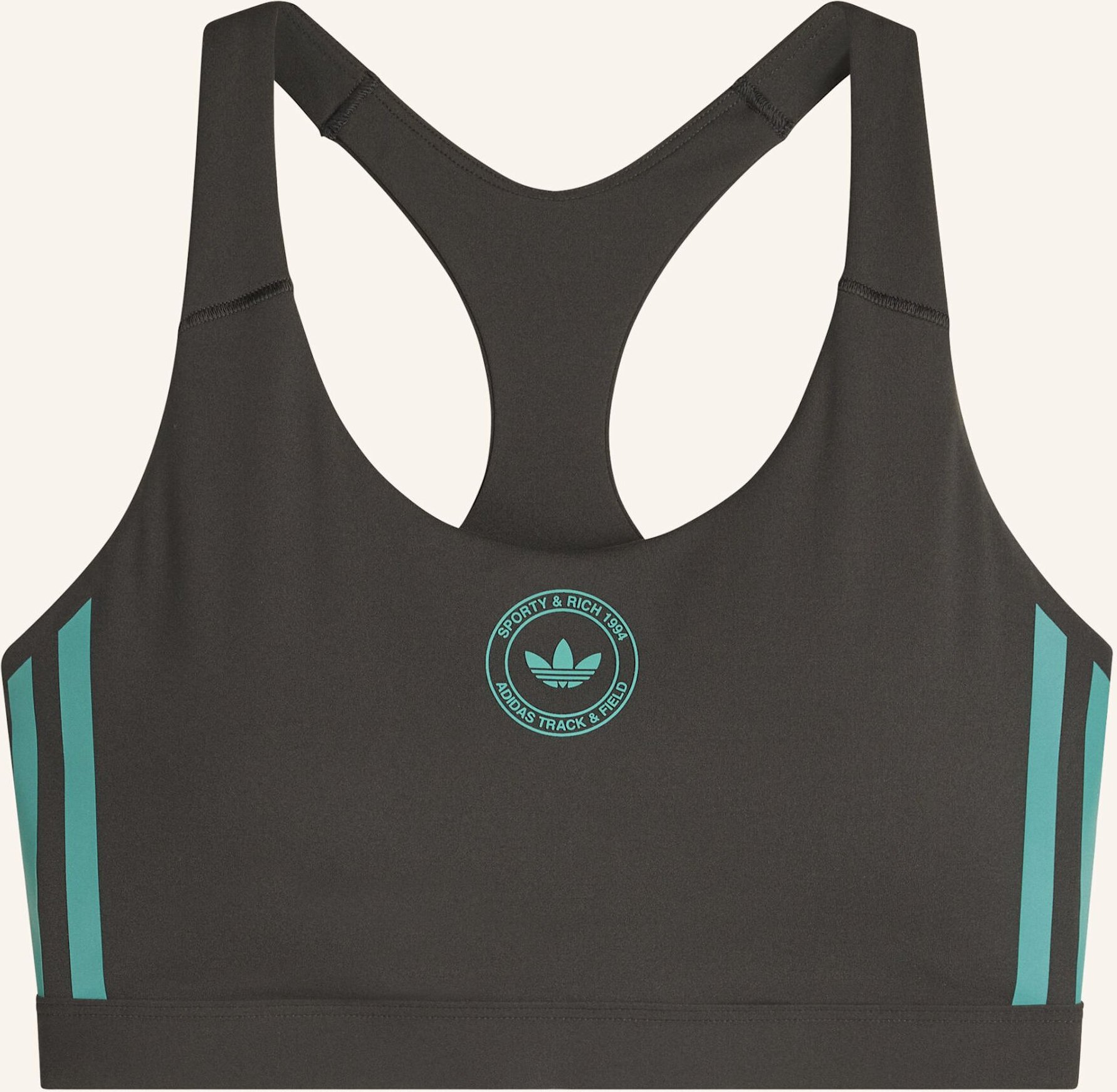 Adidas Originals Sporty & Rich Bralette grau