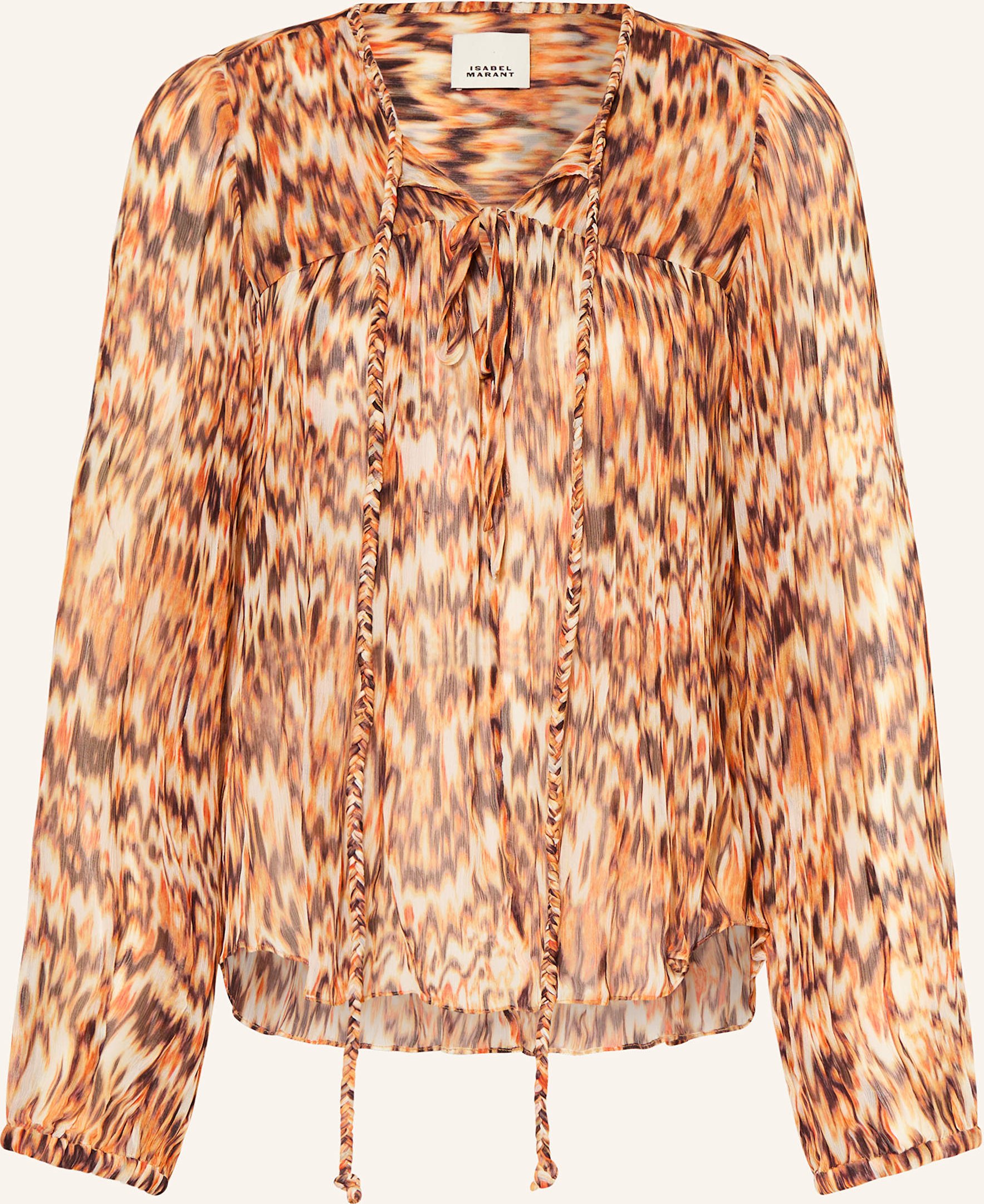 Thumbnail - Isabel Marant Blusenshirt Ametissa Aus Seide orange