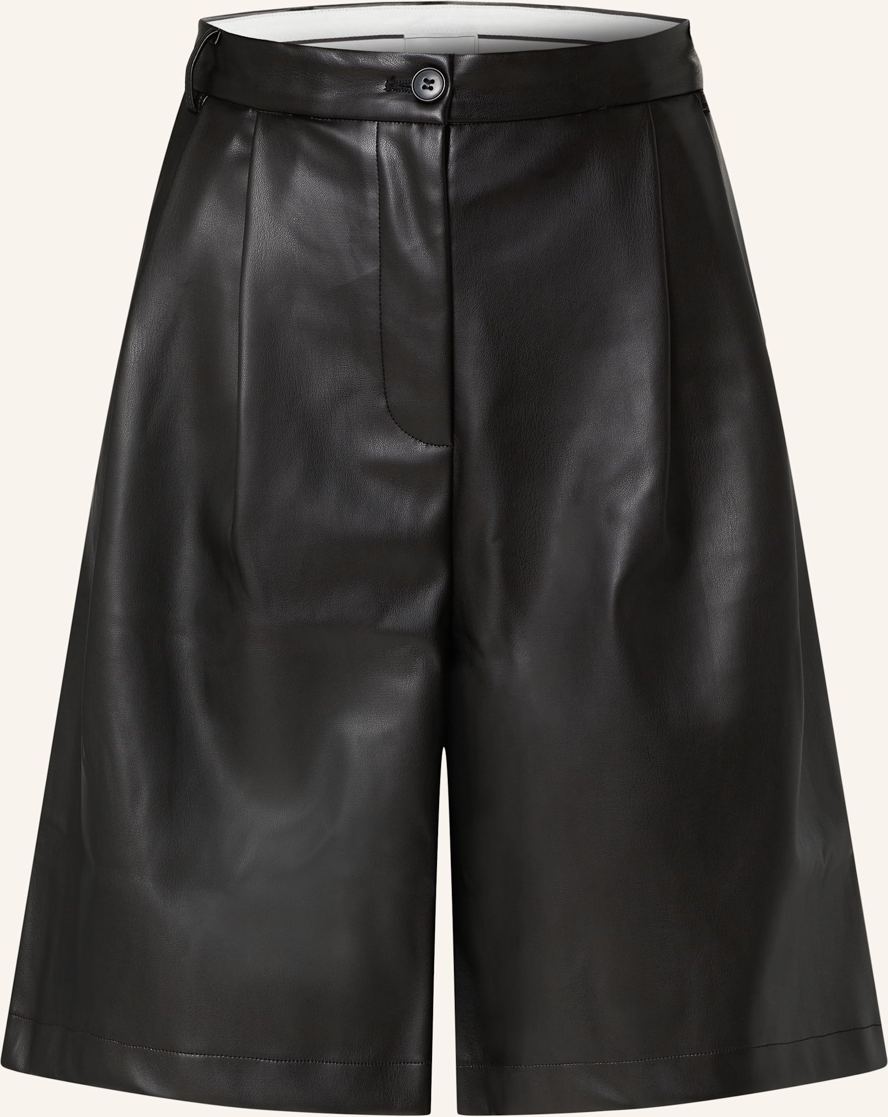 Neo Noir Shorts Nika In Lederoptik schwarz