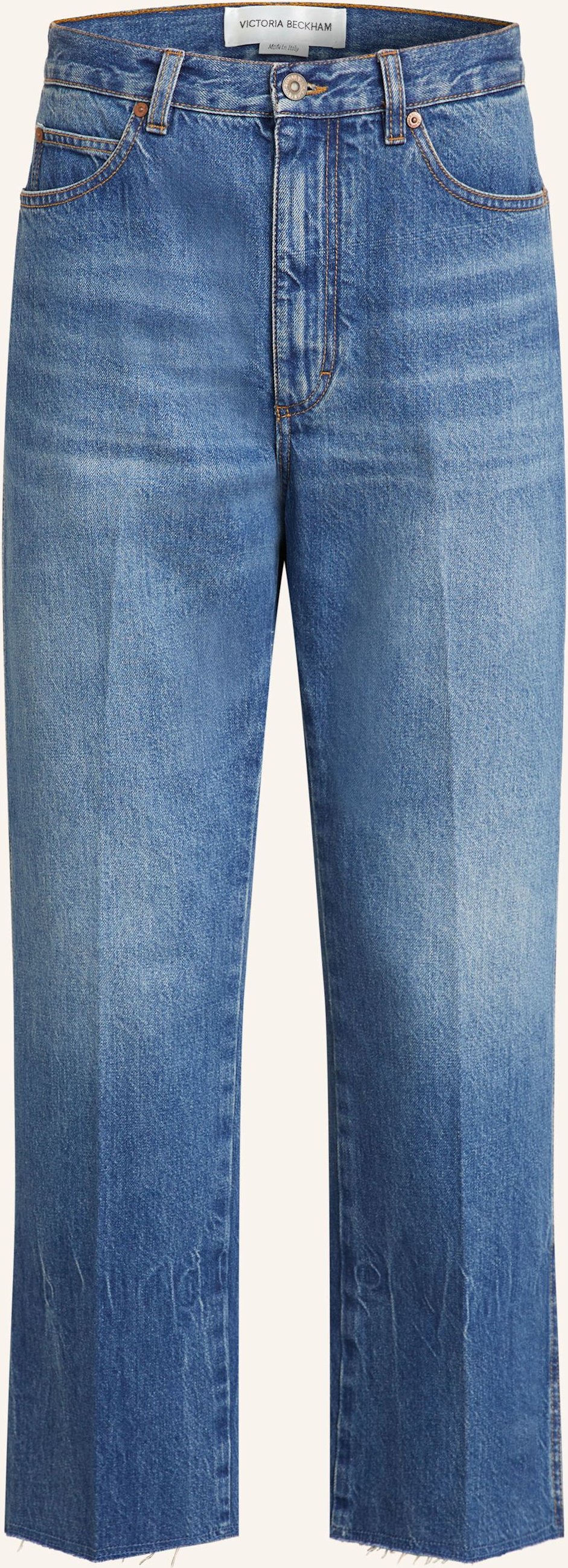 Victoria Beckham Straight Jeans blau