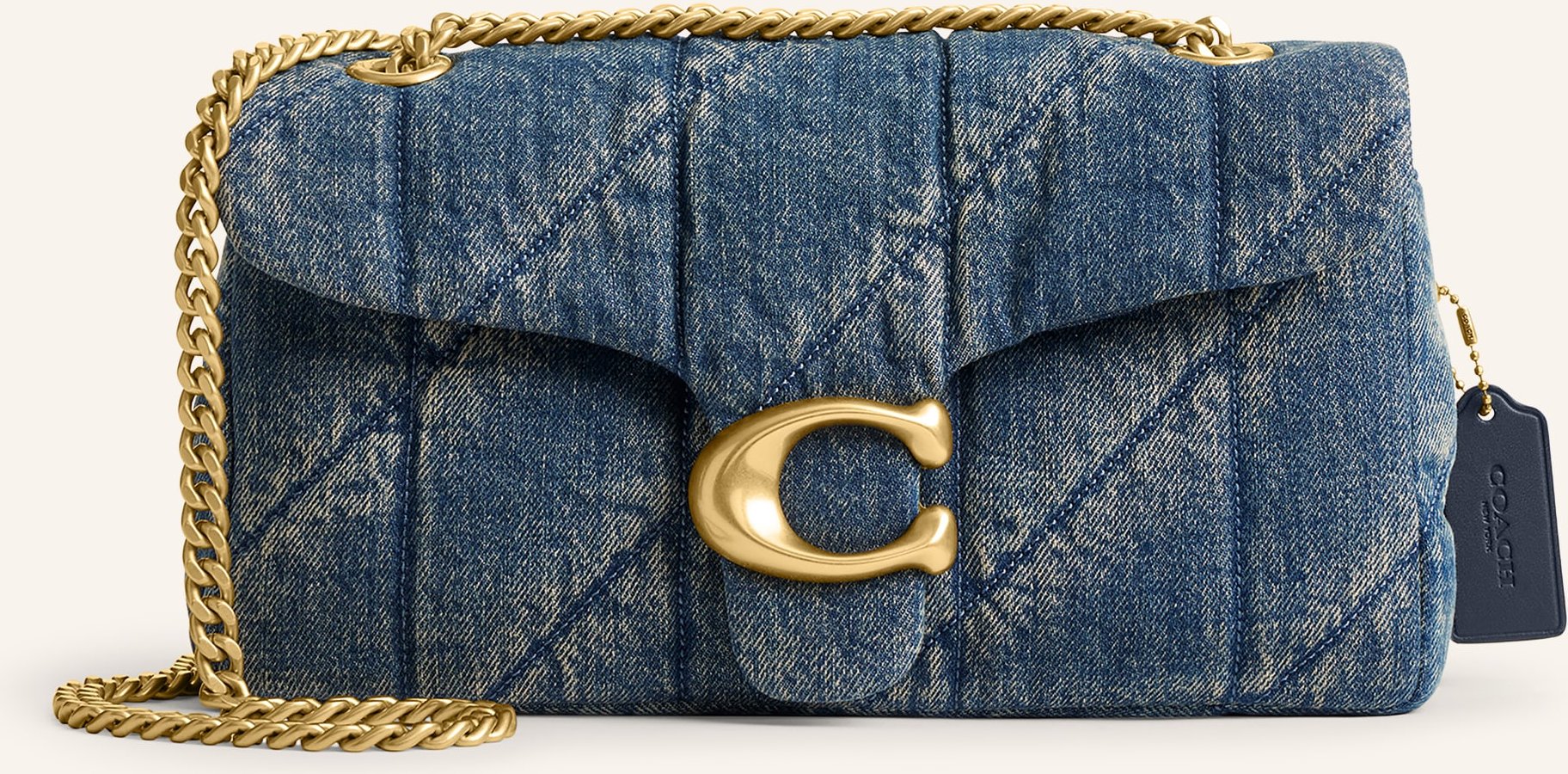 Coach Umhängetasche Tabby blau