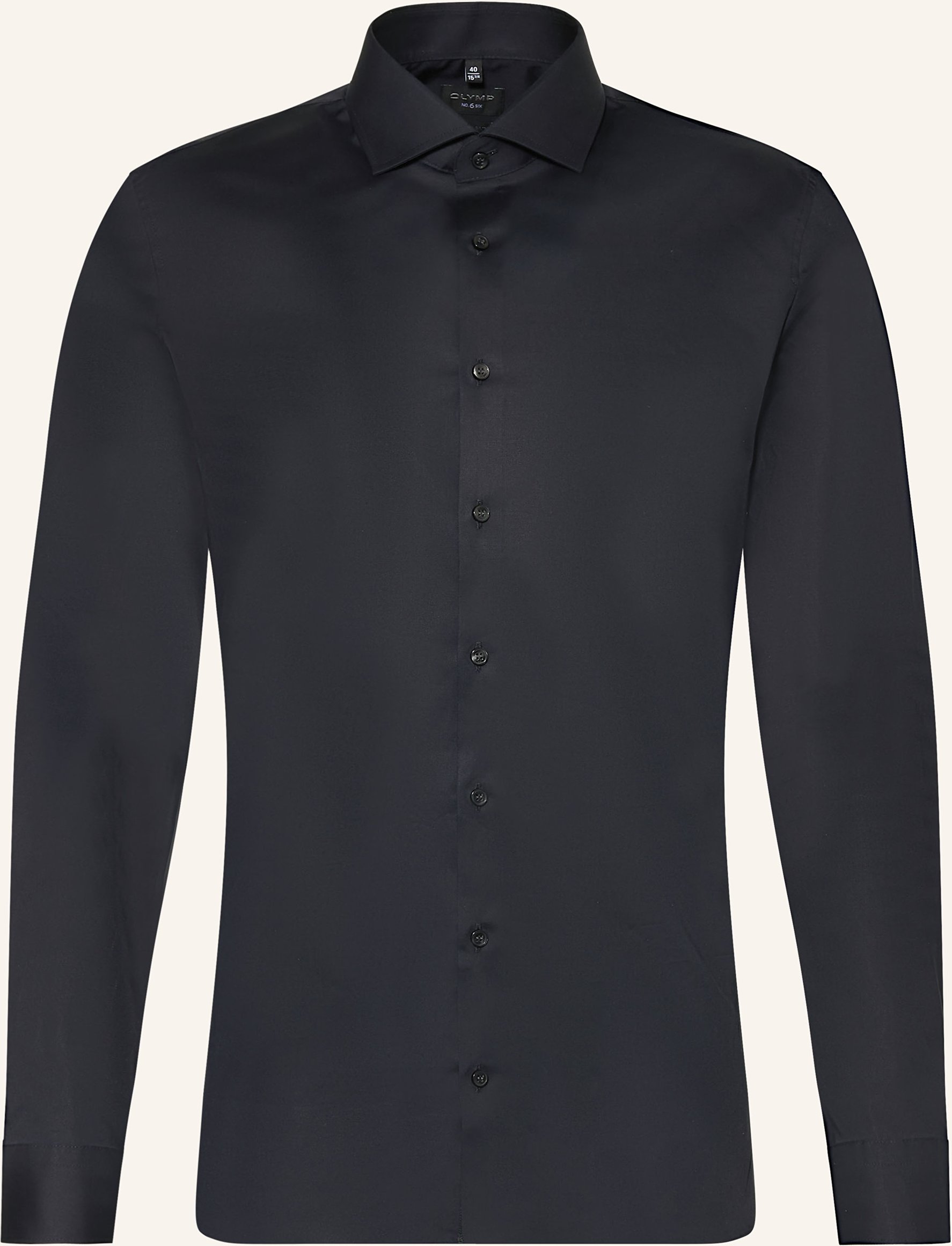 Olymp Hemd No. Six Super Slim schwarz