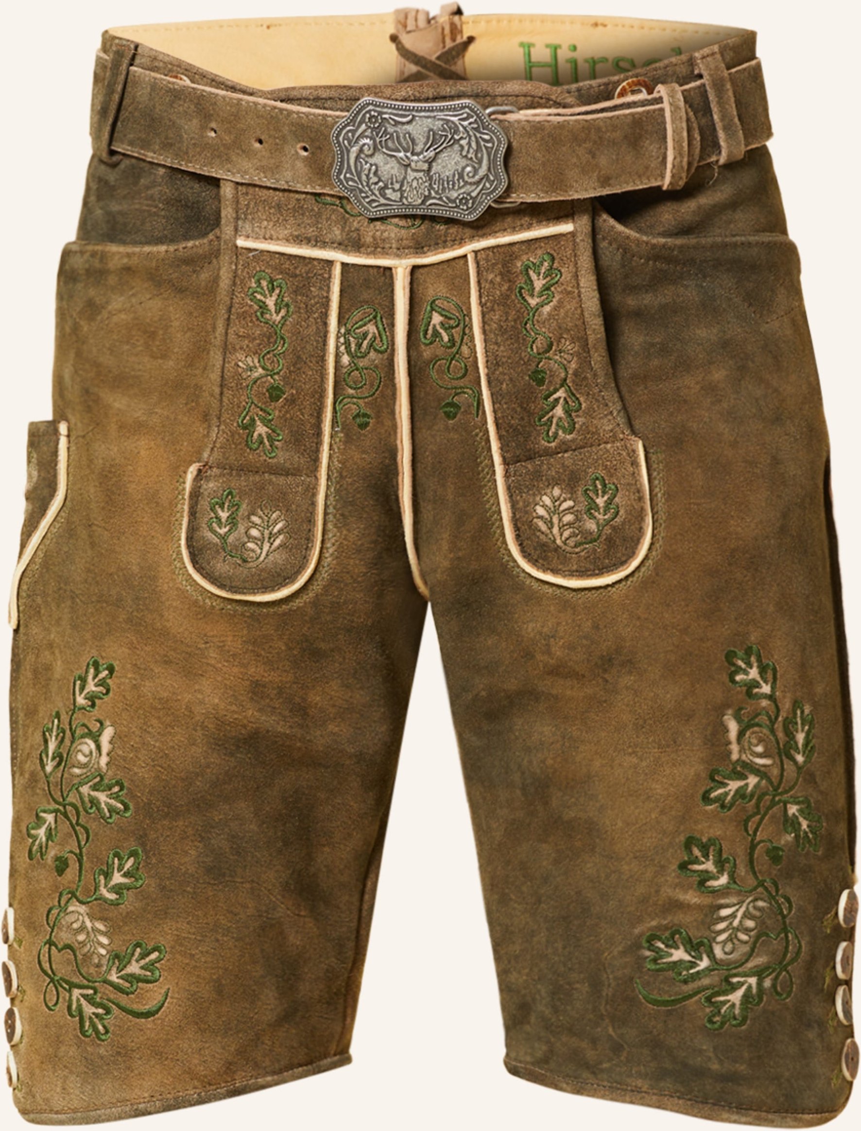 Hirscher Trachten-Lederhose Lenggries braun