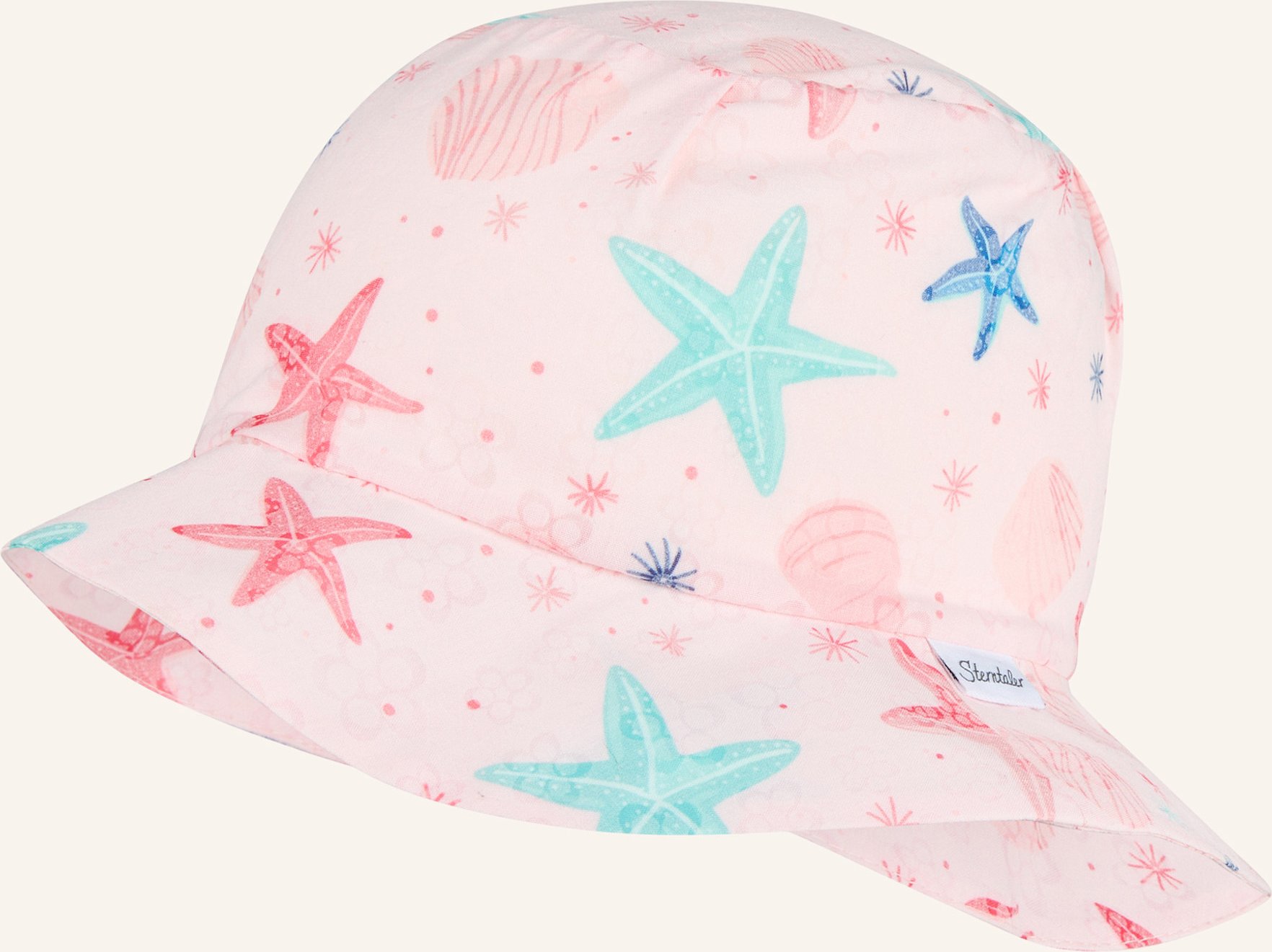 Sterntaler Hut Seesterne pink