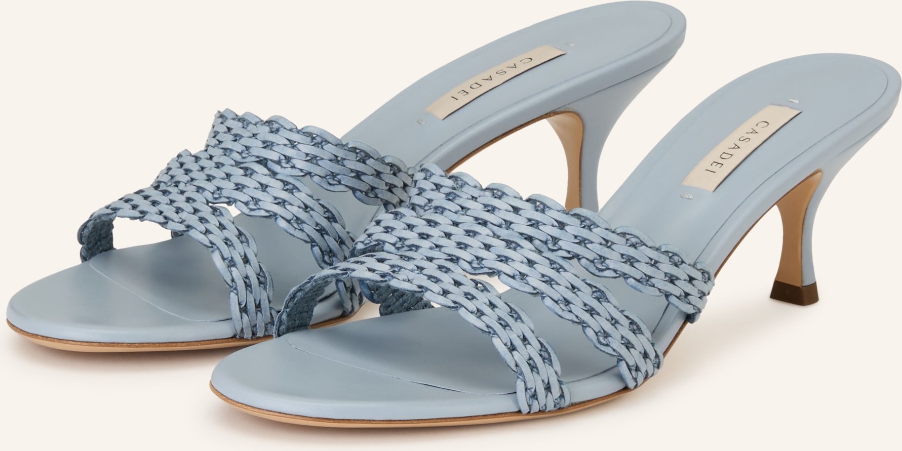 Casadei Mules Julia Avenida blau