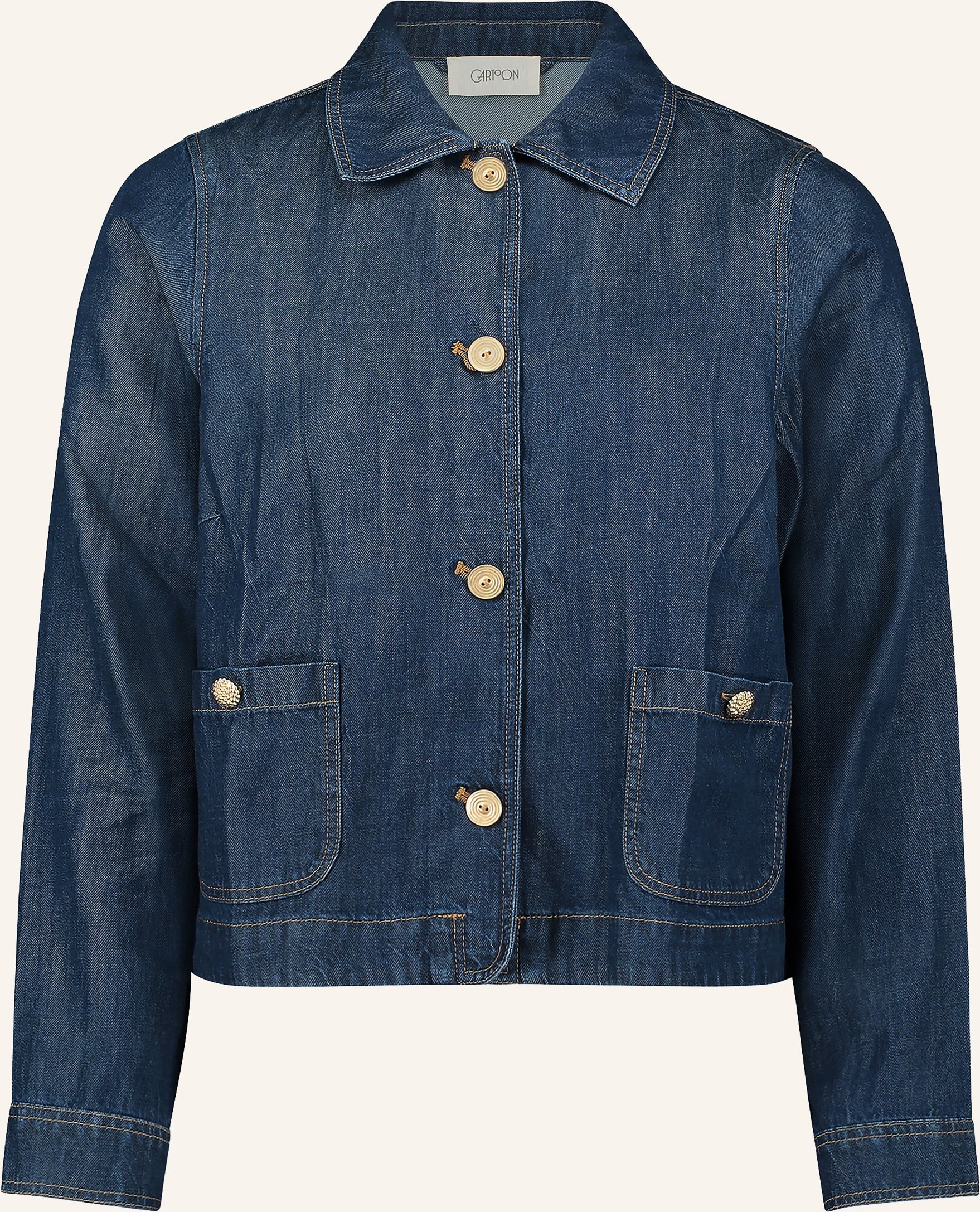 Cartoon Jeansjacke blau