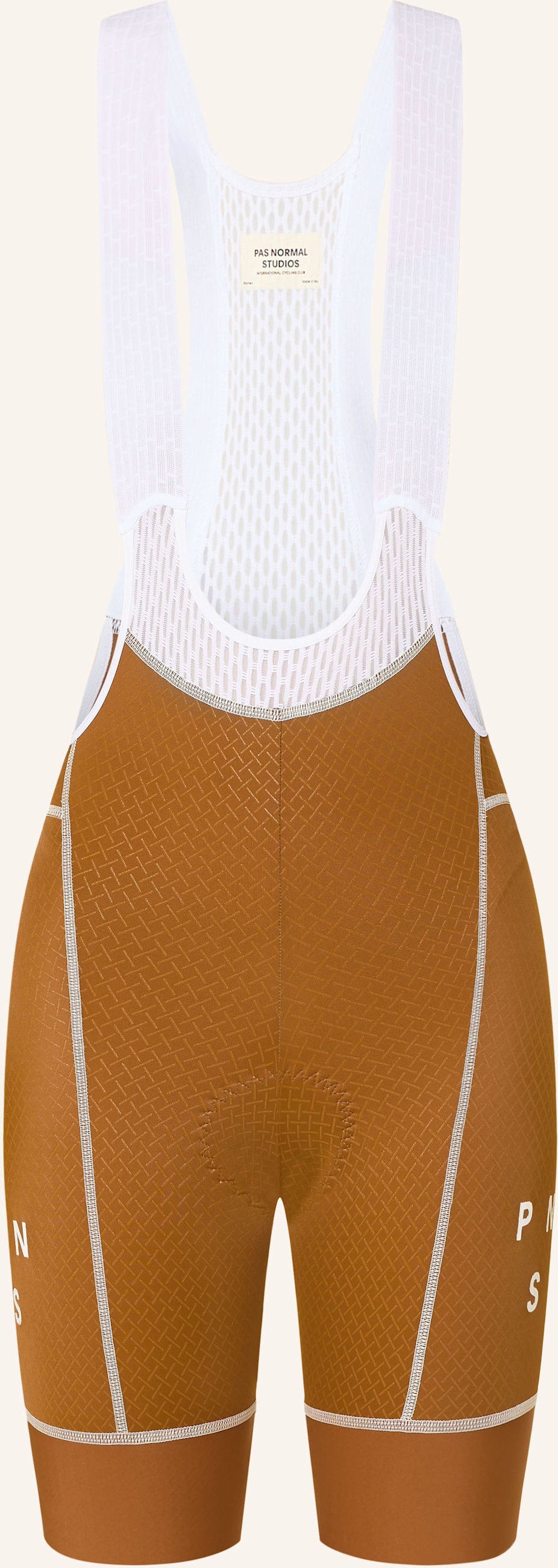 Pas Normal Studios Radhose Mechanism Bibs Mit Trägern Und Gepolstertem Einsatz braun