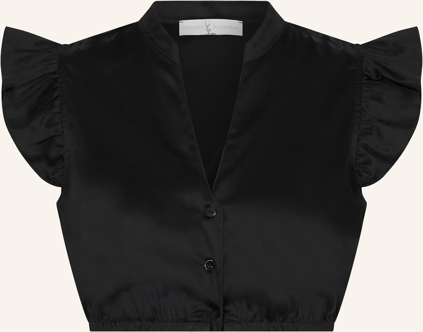 Johann & Johanna Dirndlbluse schwarz
