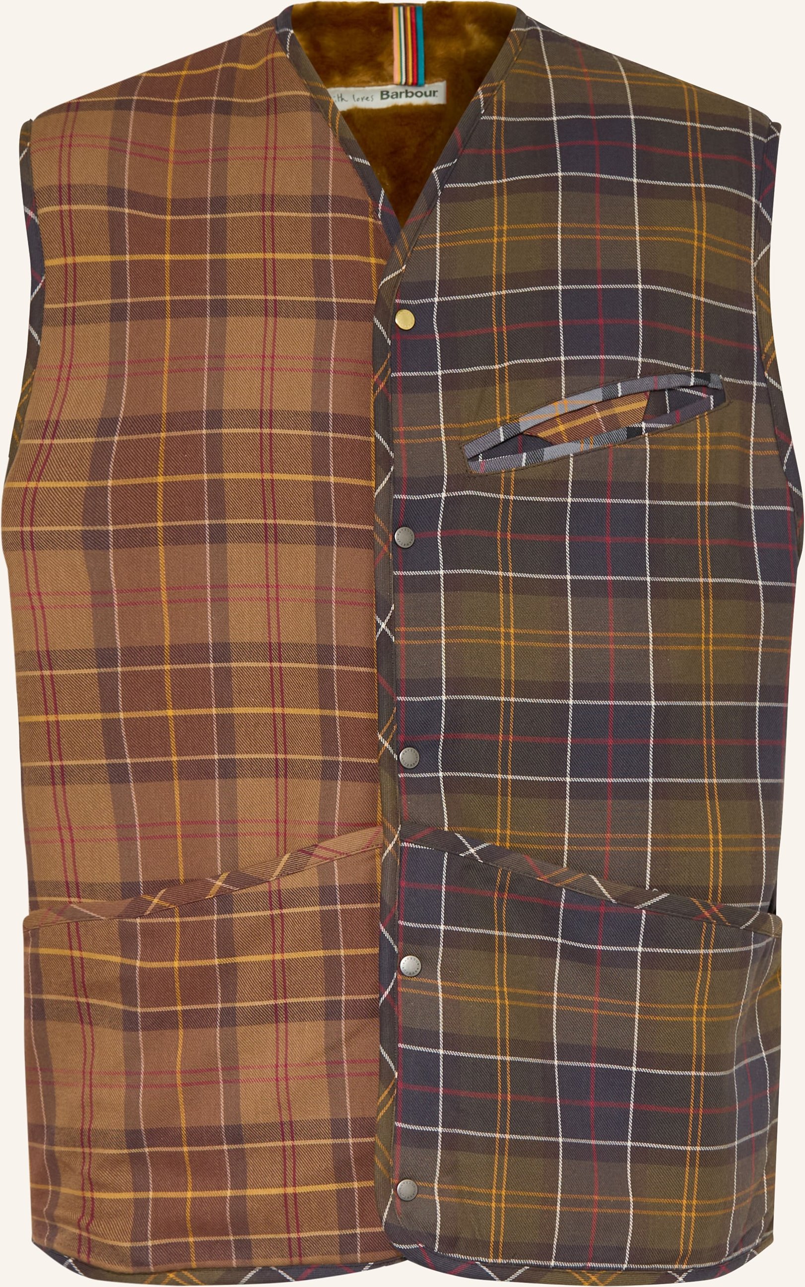 Barbour Weste braun
