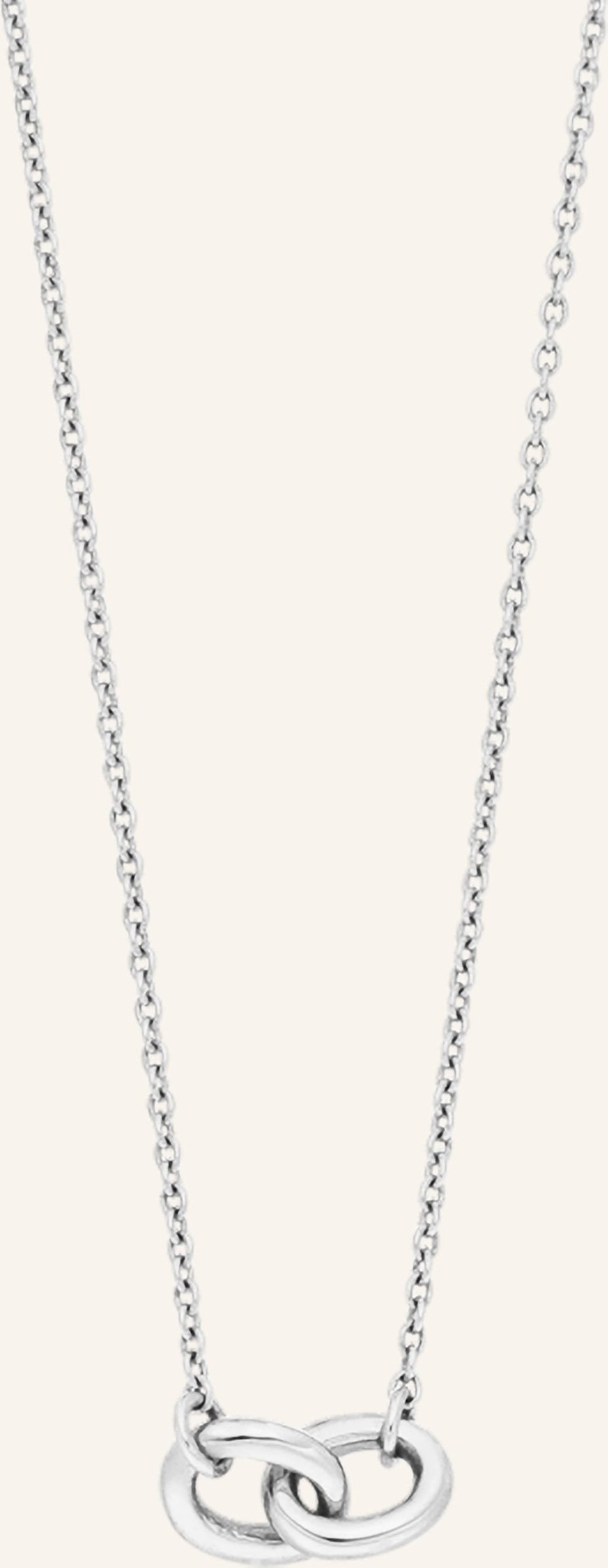 Leaf Halskette Eternal Touch Aus 14 Karat Weißgold silber