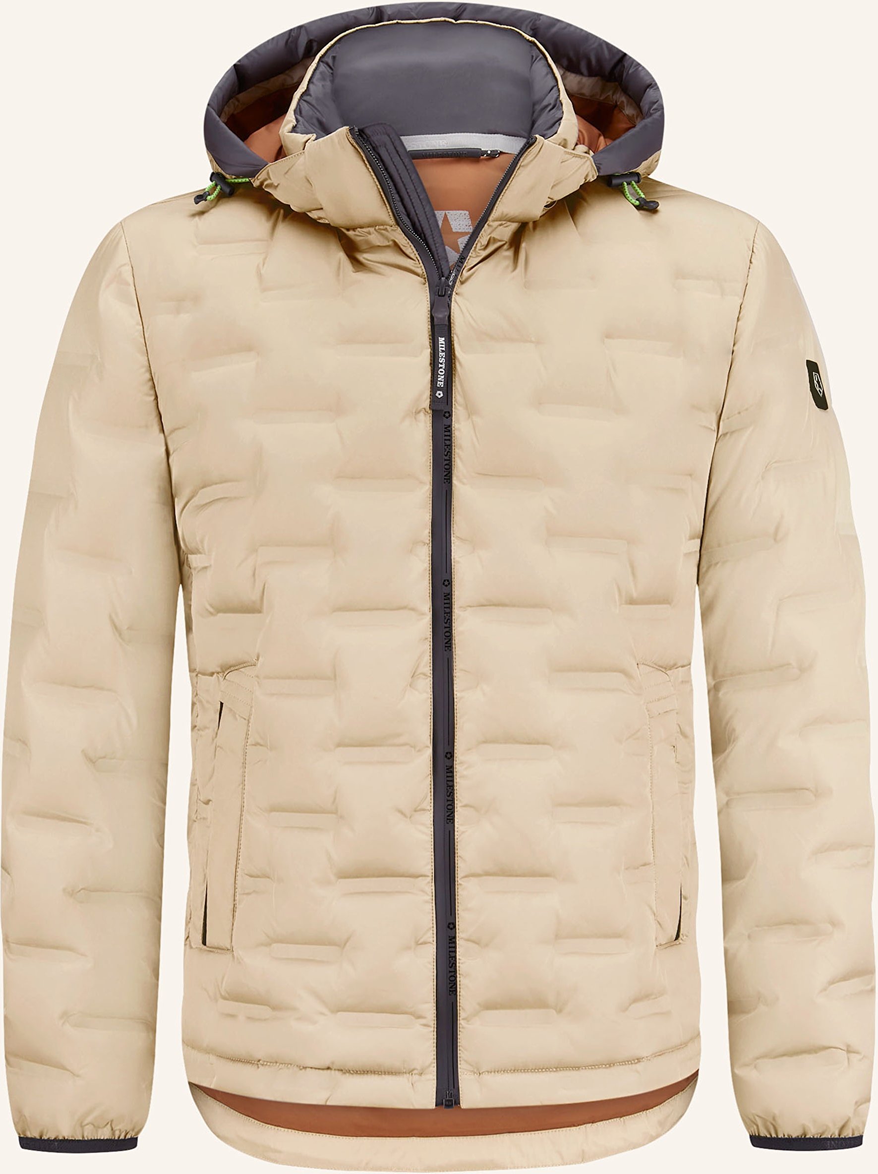 Milestone Lightweight-Daunenjacke Msbrayden beige