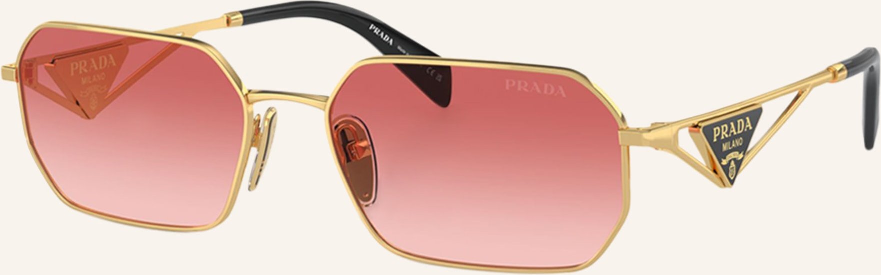Prada Sonnenbrille Pr a51s gold