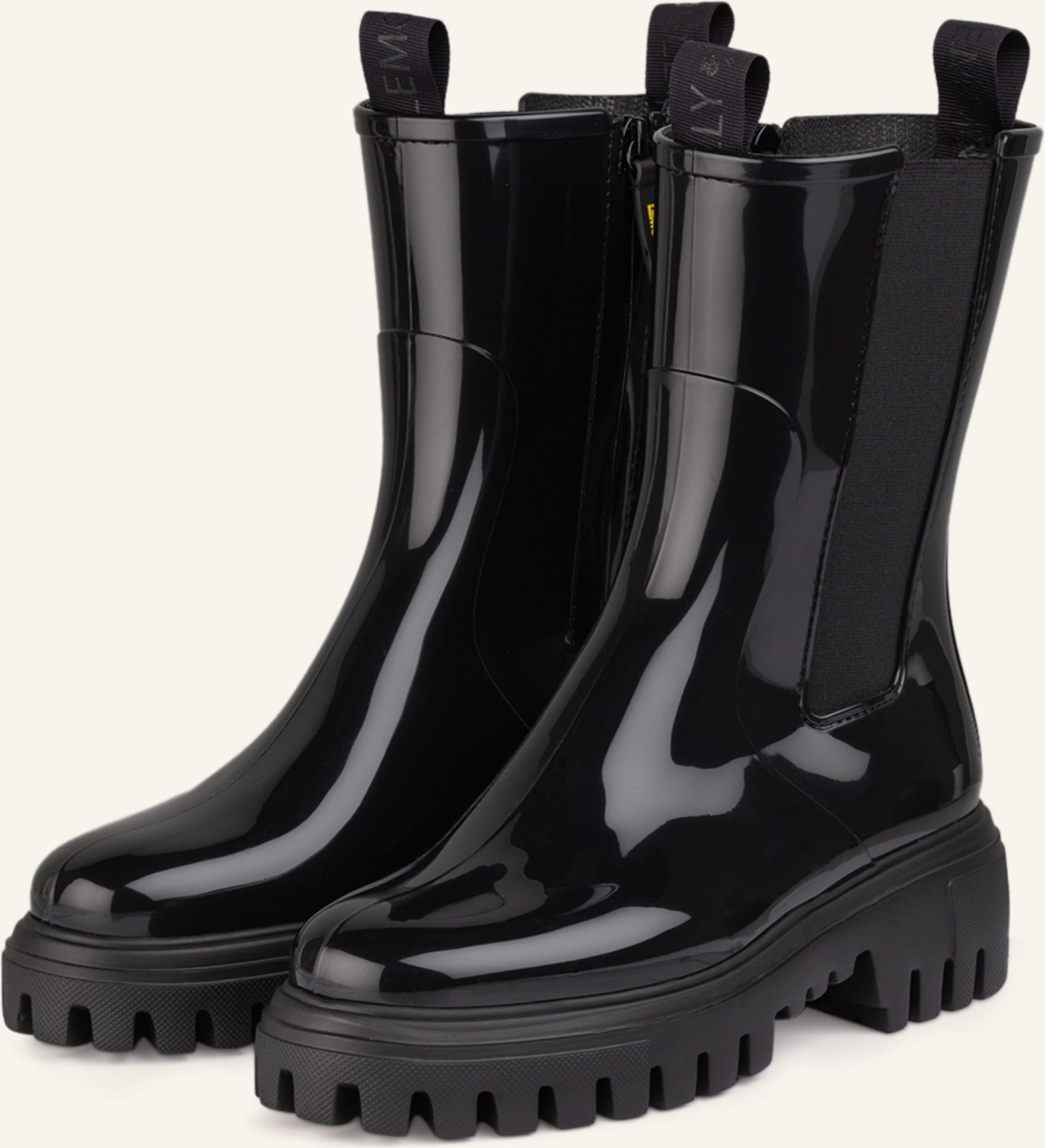Lemon Jelly Chelsea-Boots City Mit Zitronenduft schwarz