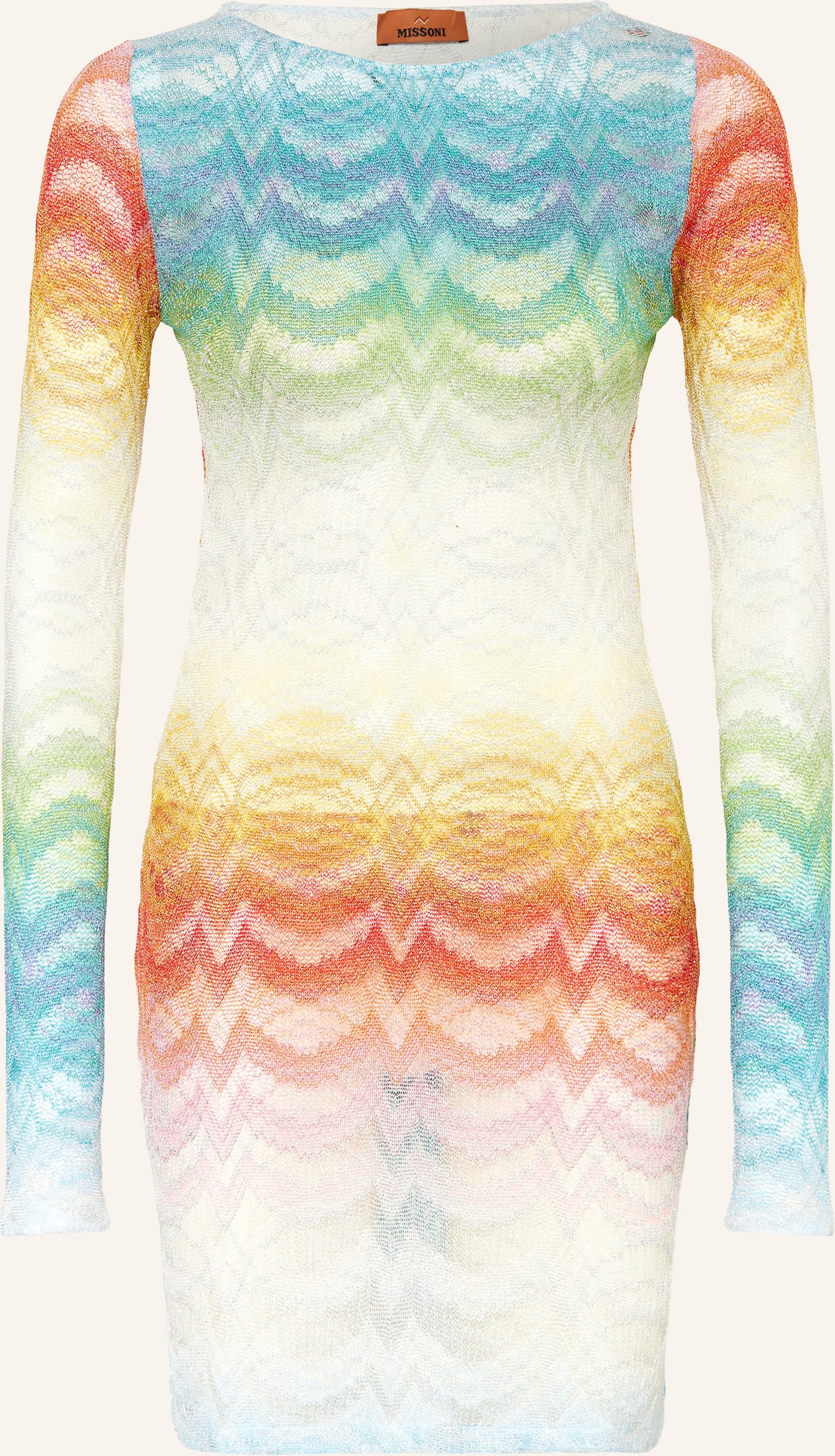 Missoni Strandkleid Mit Glitzergarn blau