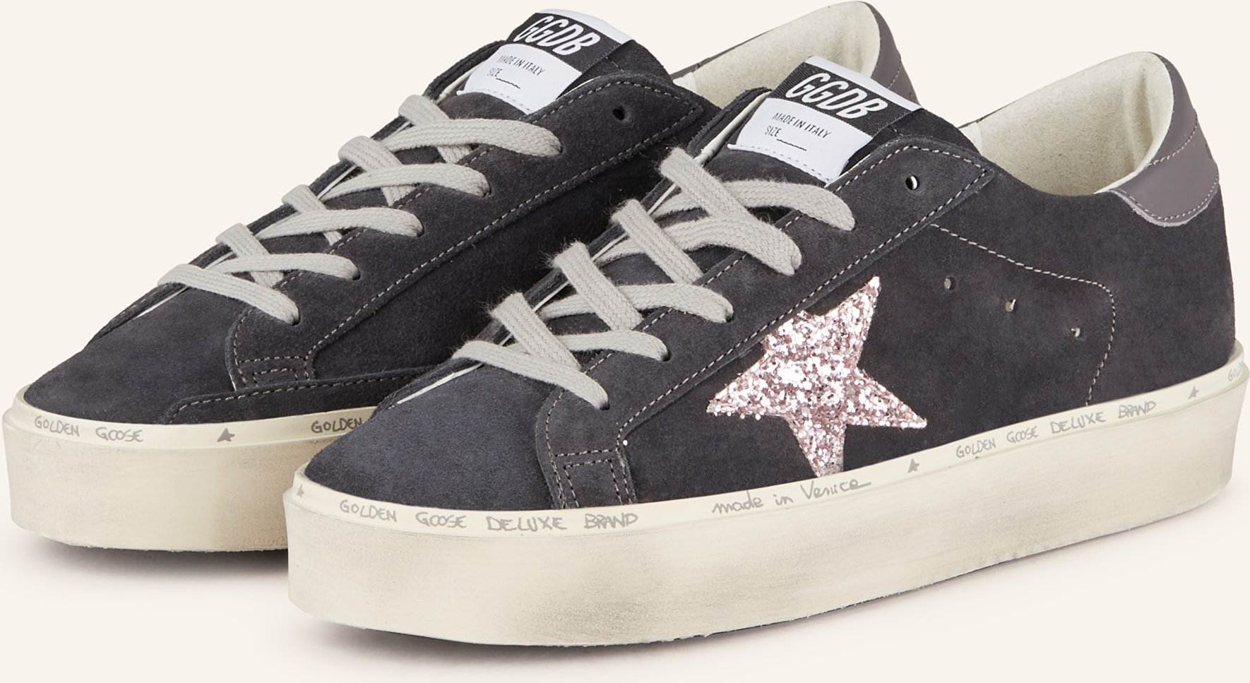 Golden Goose Sneaker Ball Star grau