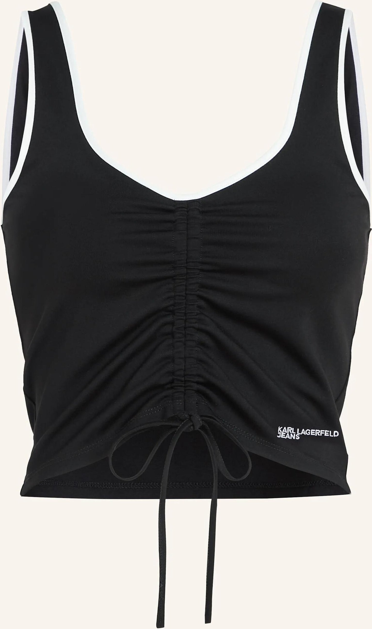 Karl Lagerfeld Jeans Top schwarz