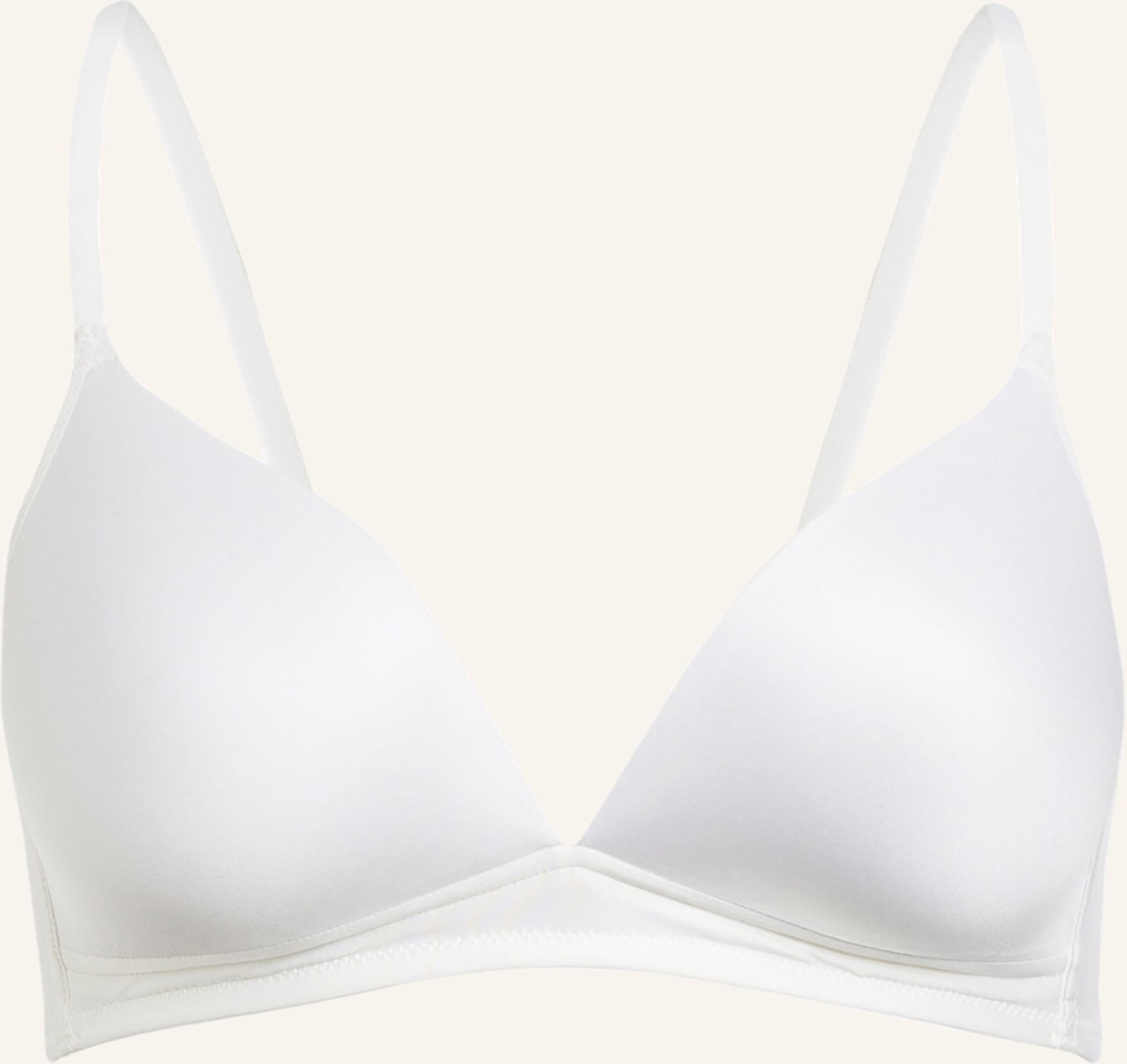 Hanro Schalen-Bh Satin Deluxe Aus Satin weiss