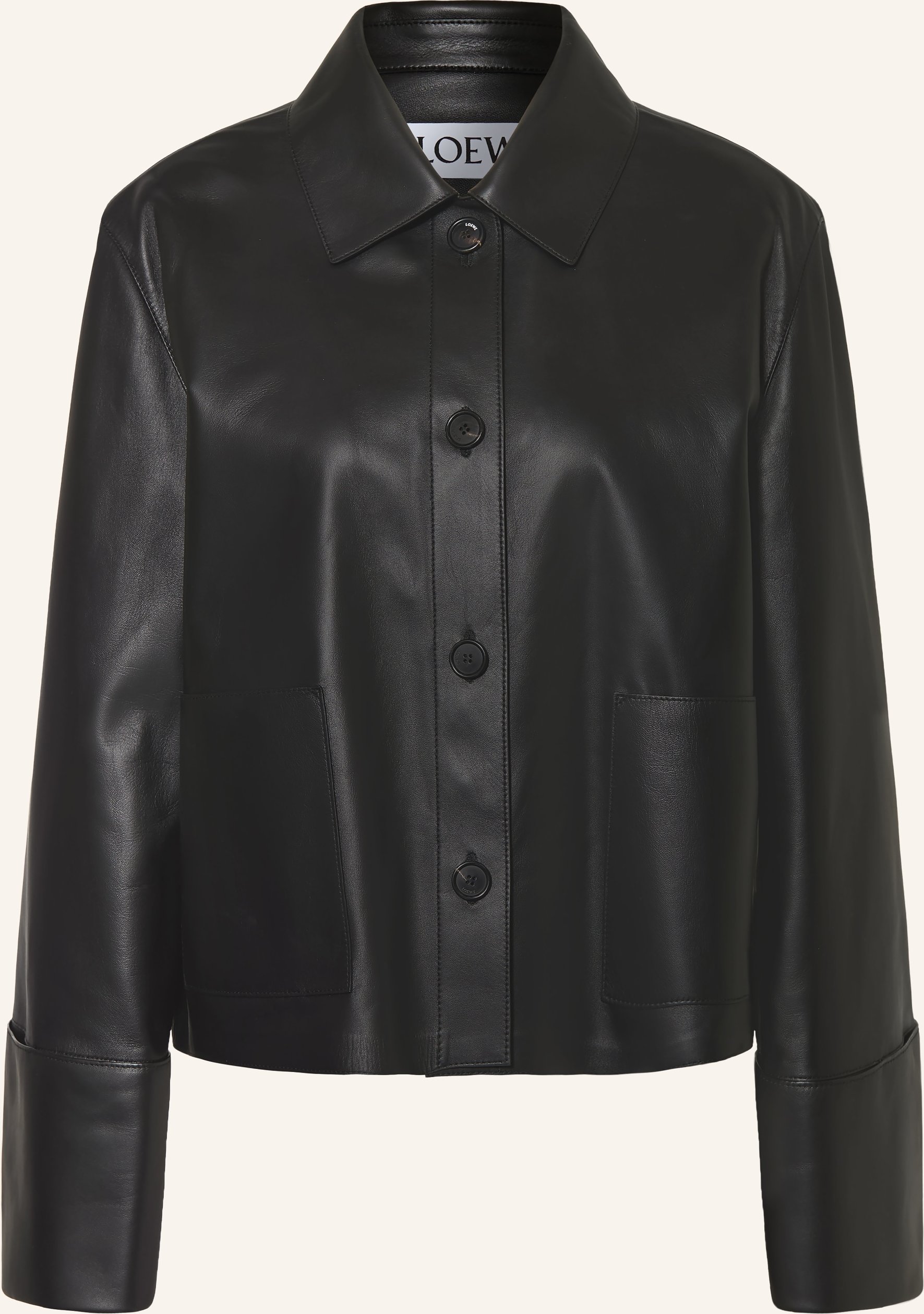 Loewe Lederjacke schwarz