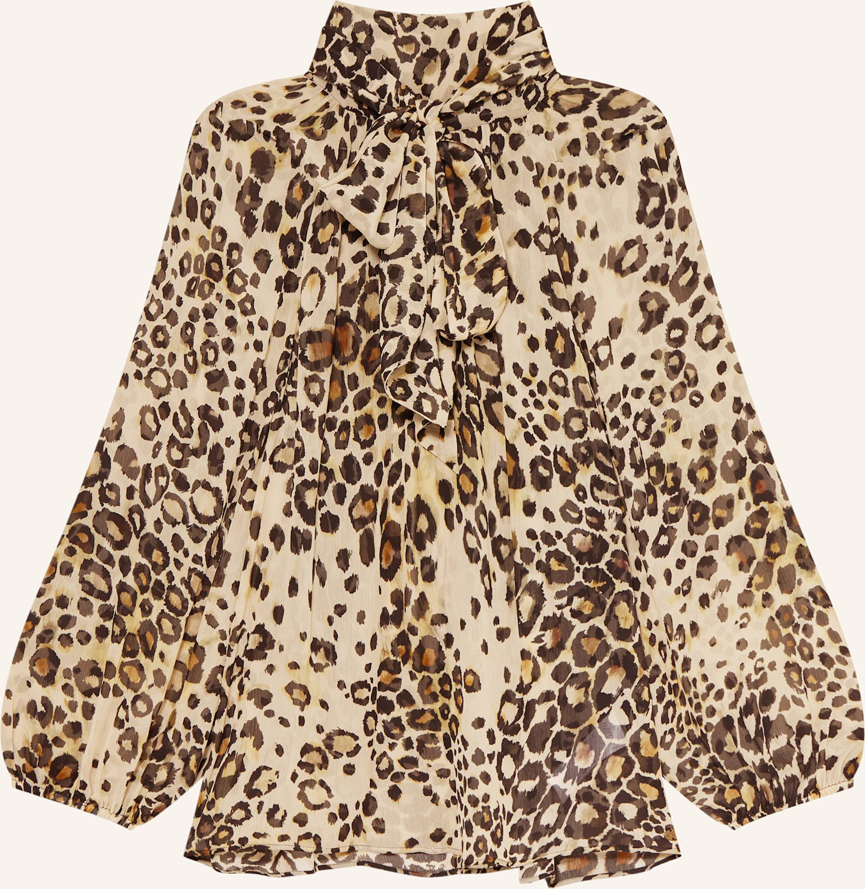 Thumbnail - Marc Cain Schluppenbluse beige