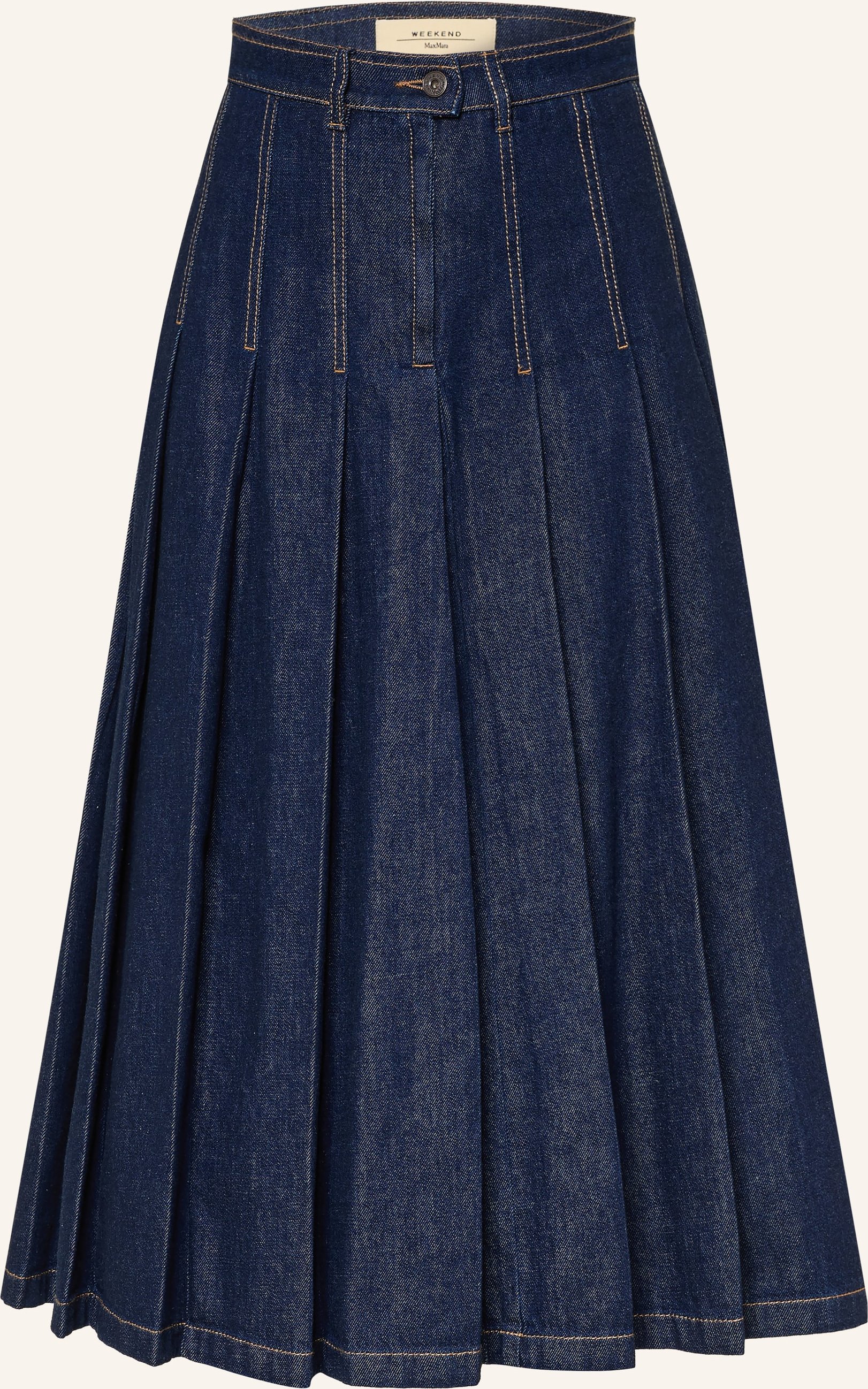 Weekend Max Mara Jeansrock Ovale blau