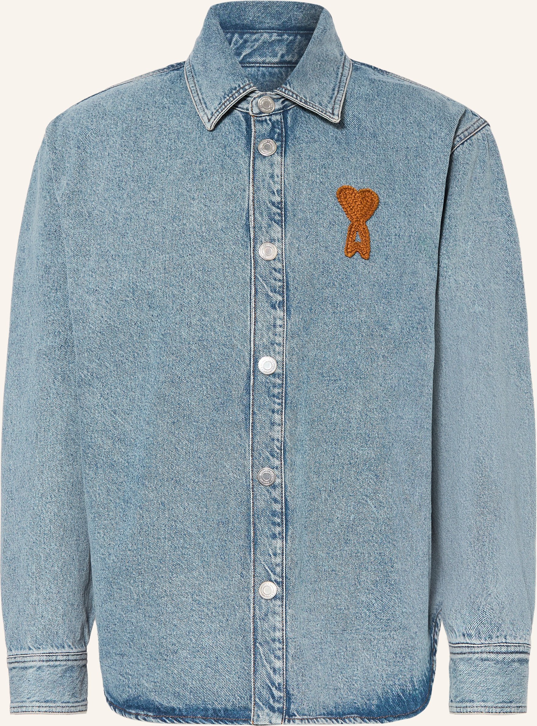 Ami Paris Jeans-Overjacket blau