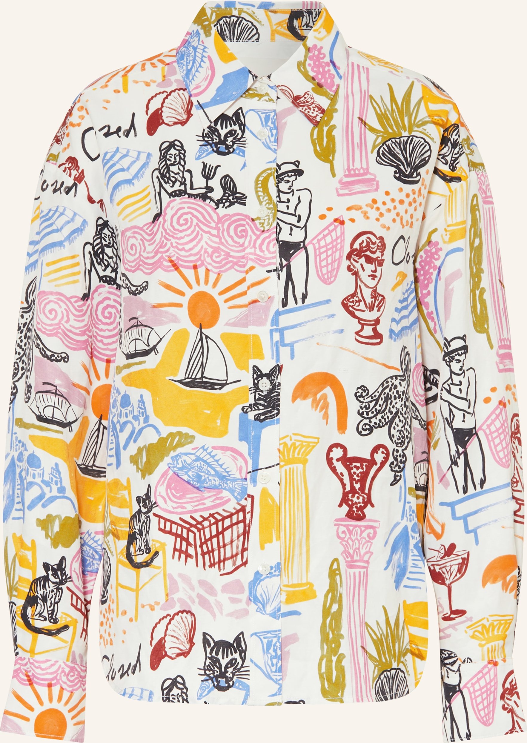 Closed Hemdbluse pink