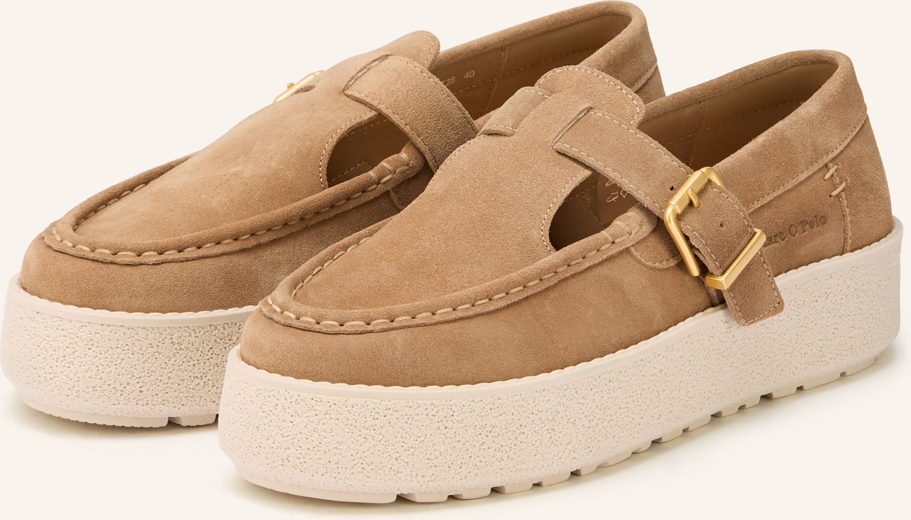 Marc O'polo Plateau-Loafer beige