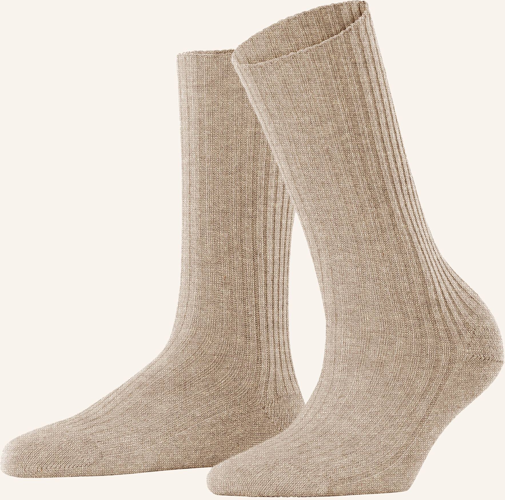 Thumbnail - Falke Strümpfe Cosy Wool Boot Mit Merinowolle beige