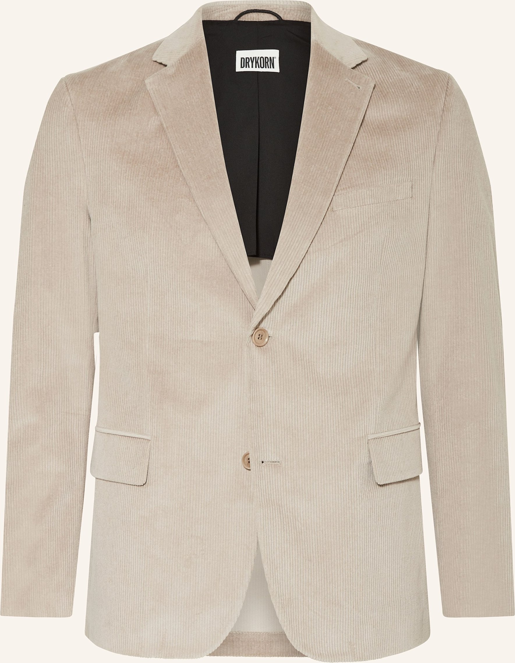 Drykorn Anzugsakko Yames Regular Fit Aus Cord beige