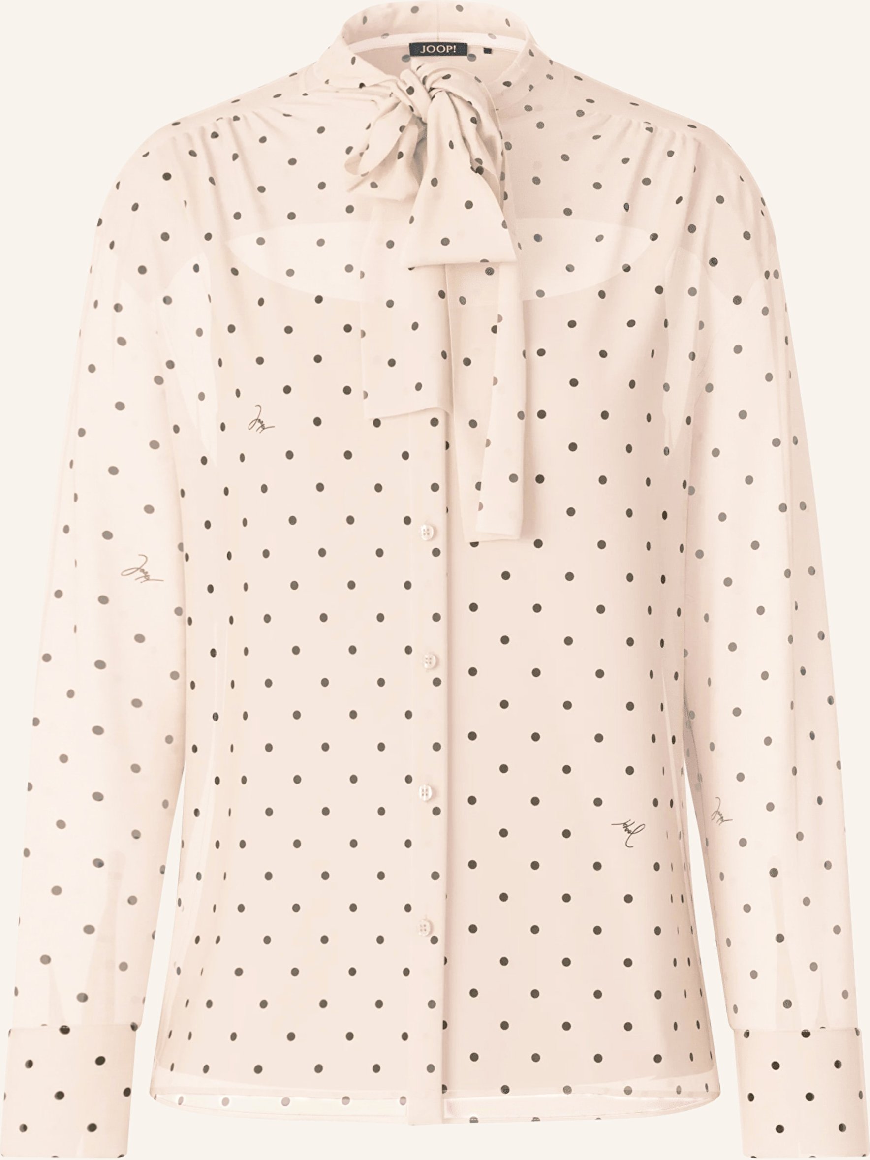 Joop! Schluppenbluse weiss