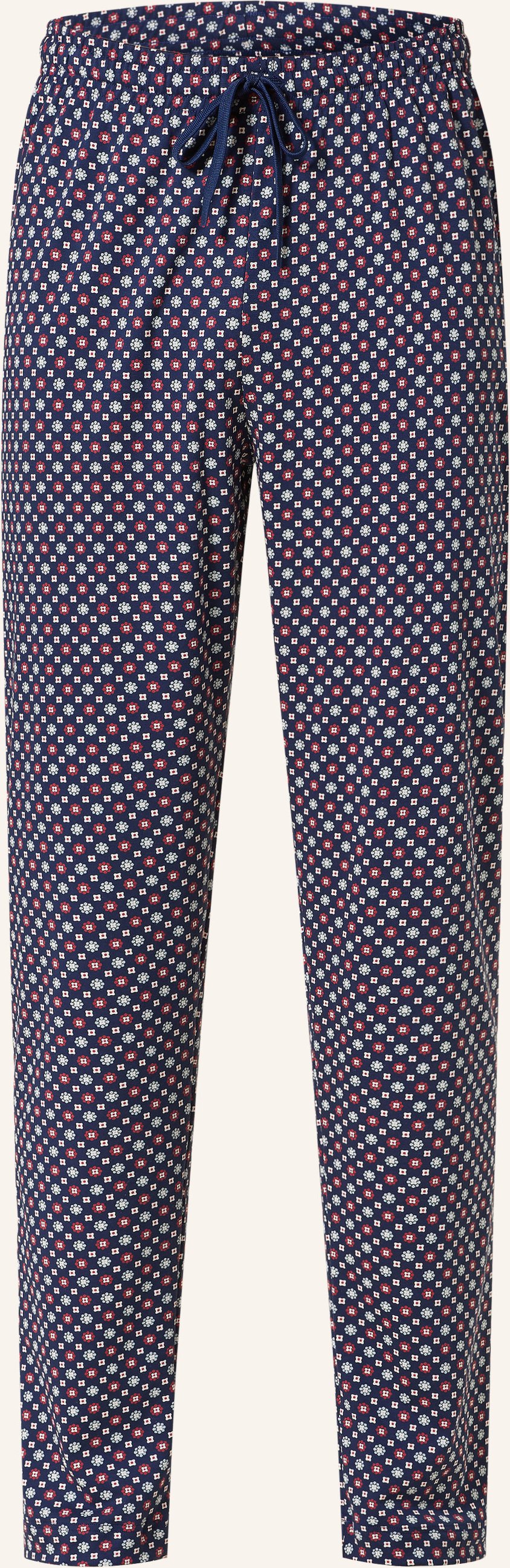 Mey Schlafhose Serie Tie Minimal blau