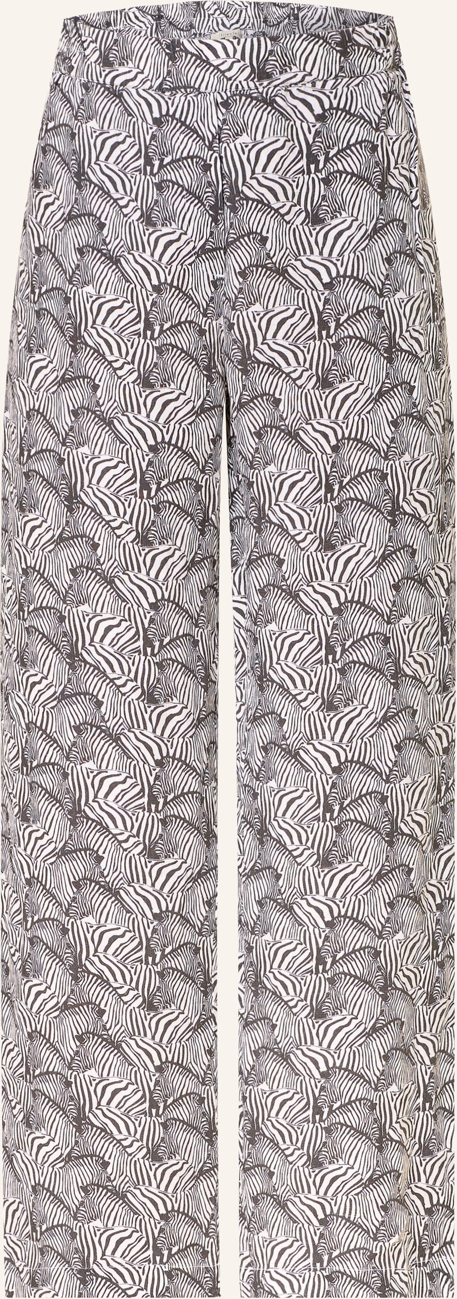 Lilienfels Marlenenhose Anton Aus Leinen schwarz