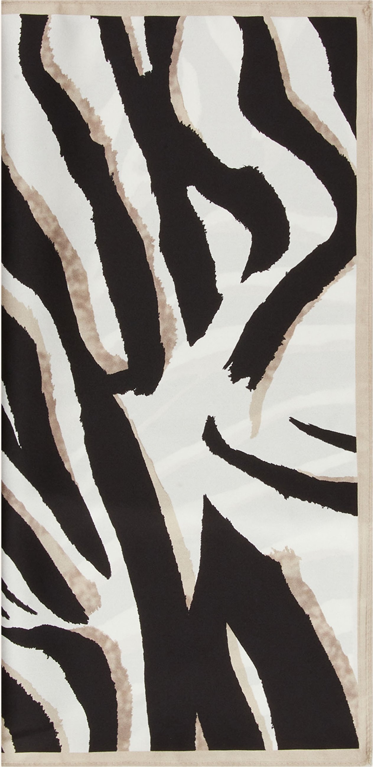 Mrs & Hugs Seidentuch schwarz