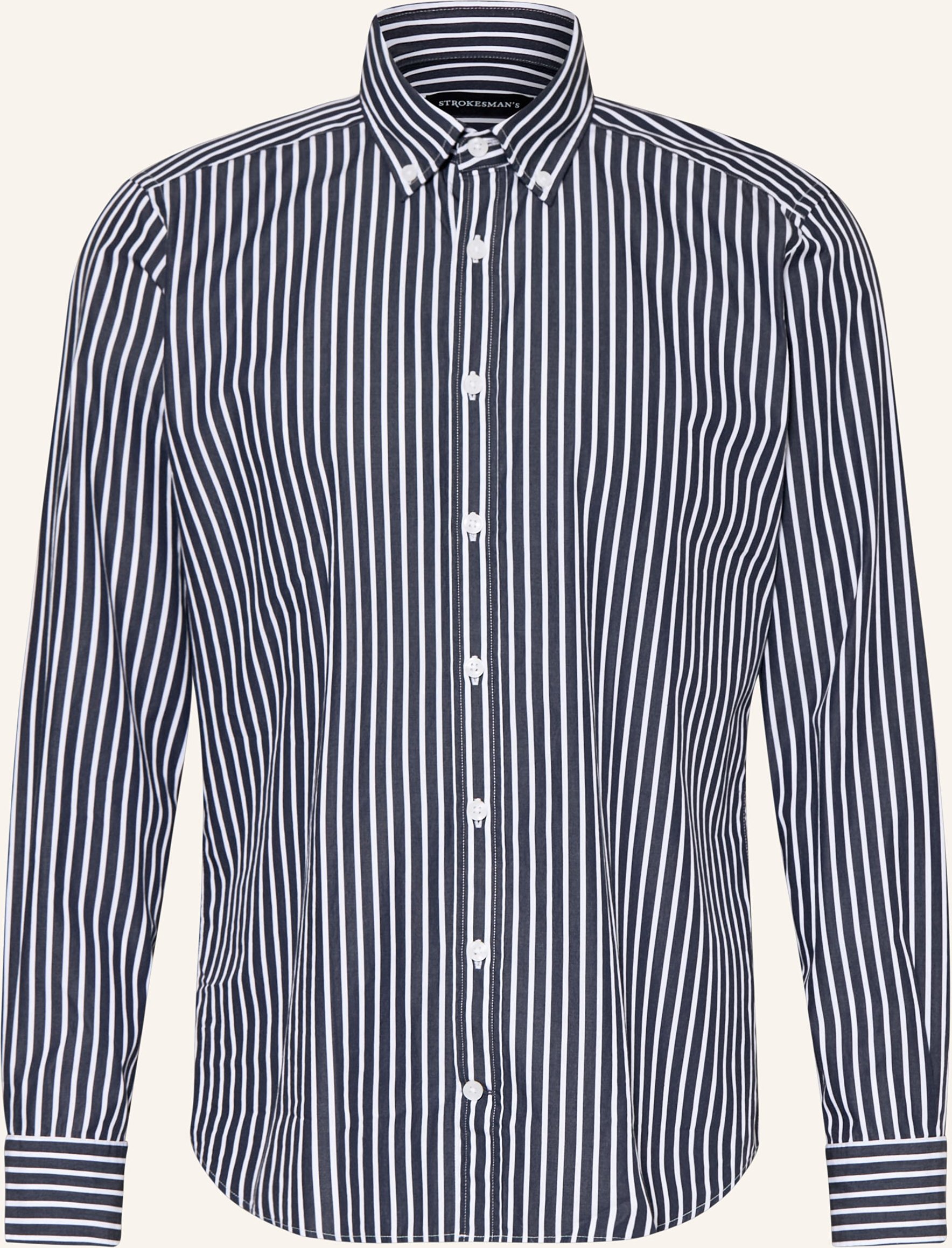 Strokesman's Hemd Comfort Fit blau