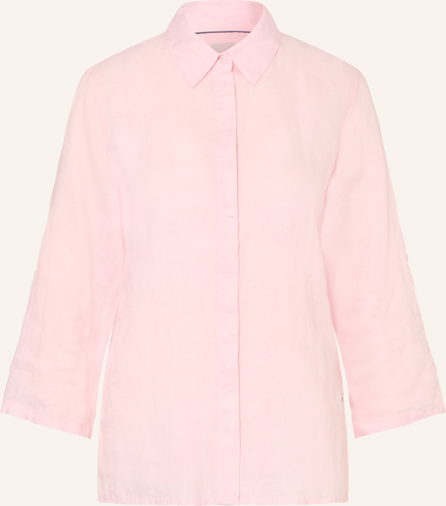 Brax Hemdbluse Vicki Aus Leinen Mit 3/4-Arm rosa