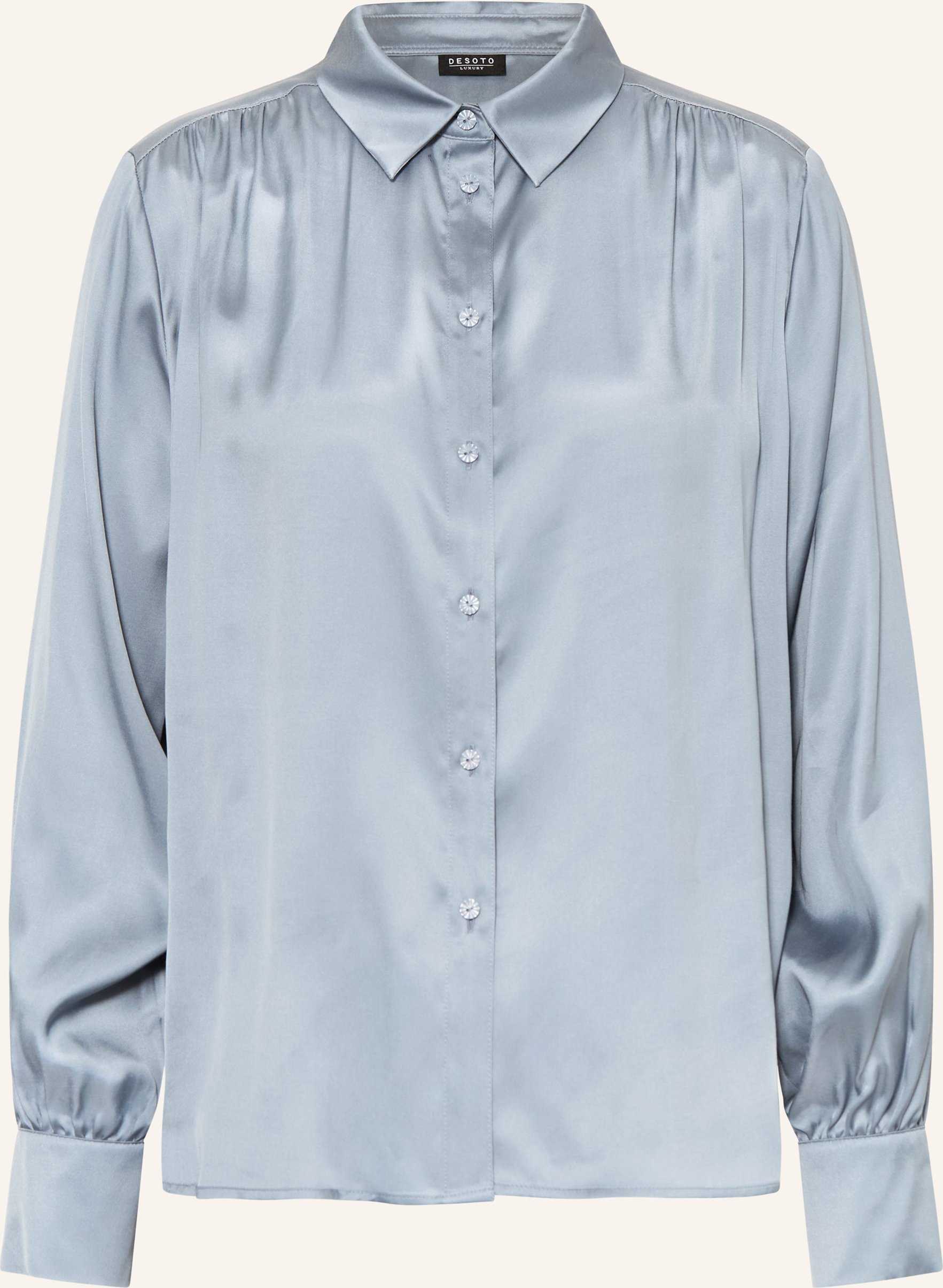 Desoto Hemdbluse Luxury Lena blau