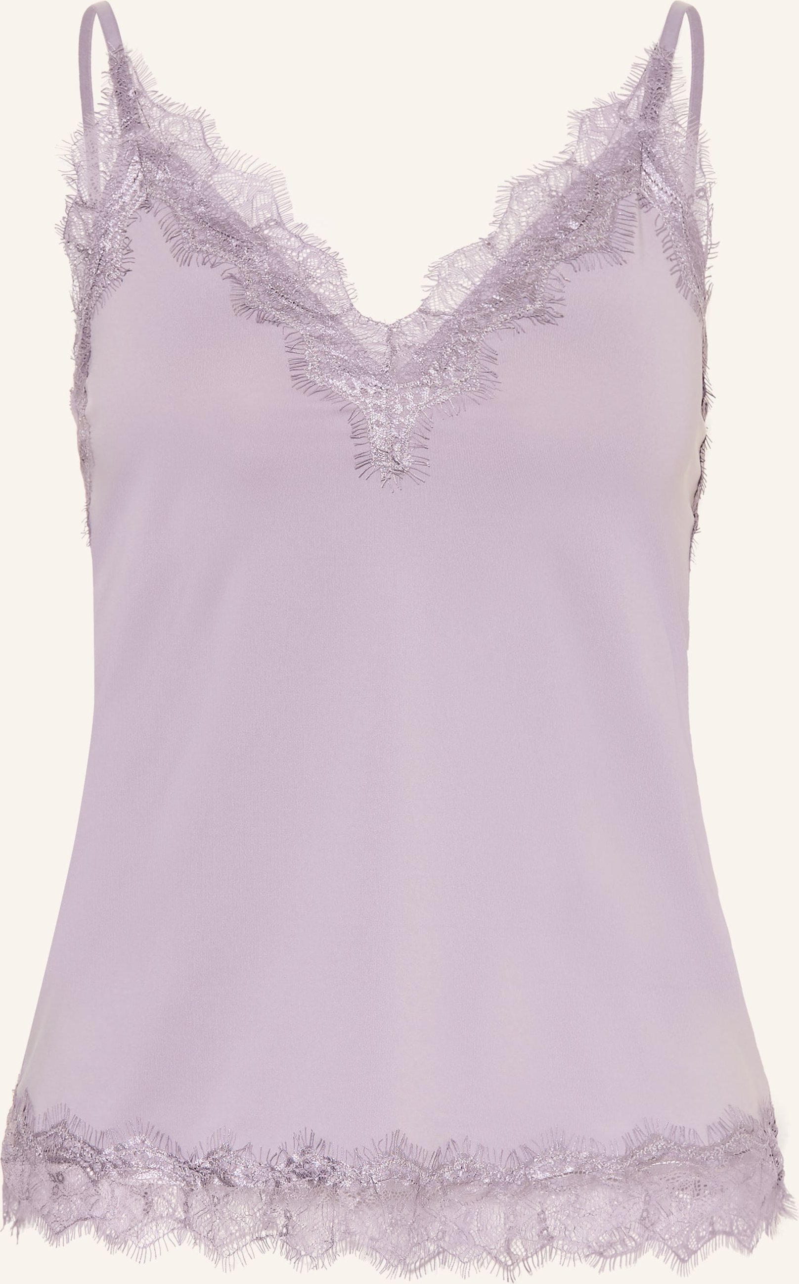 Rosemunde Top Billie Mit Spitze lila