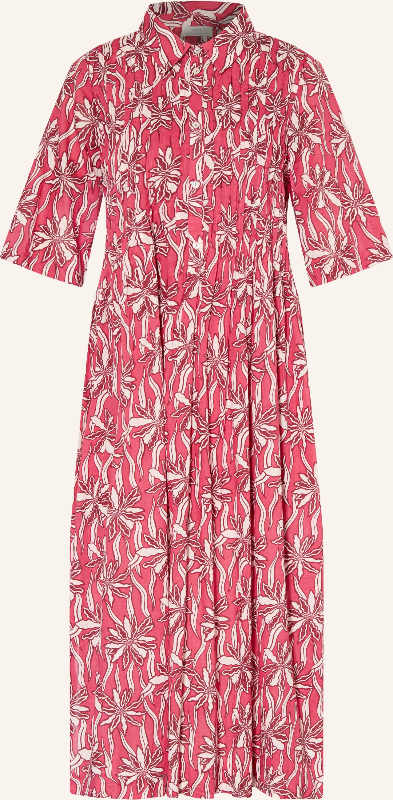 Yerse Hemdblusenkleid Nara rot