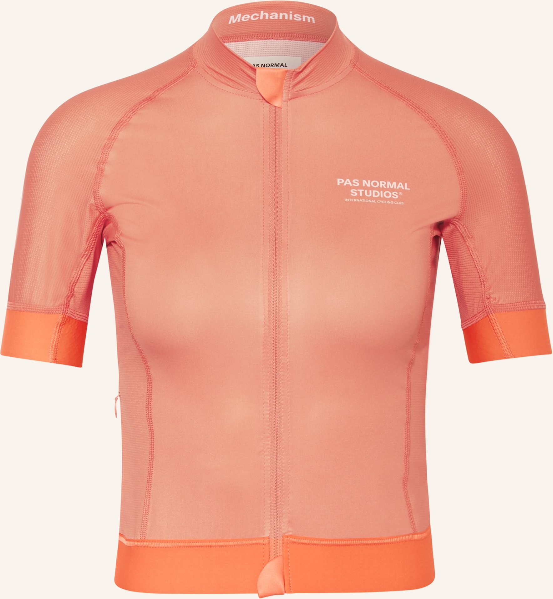 Thumbnail - Pas Normal Studios Radtrikot Mechanism orange